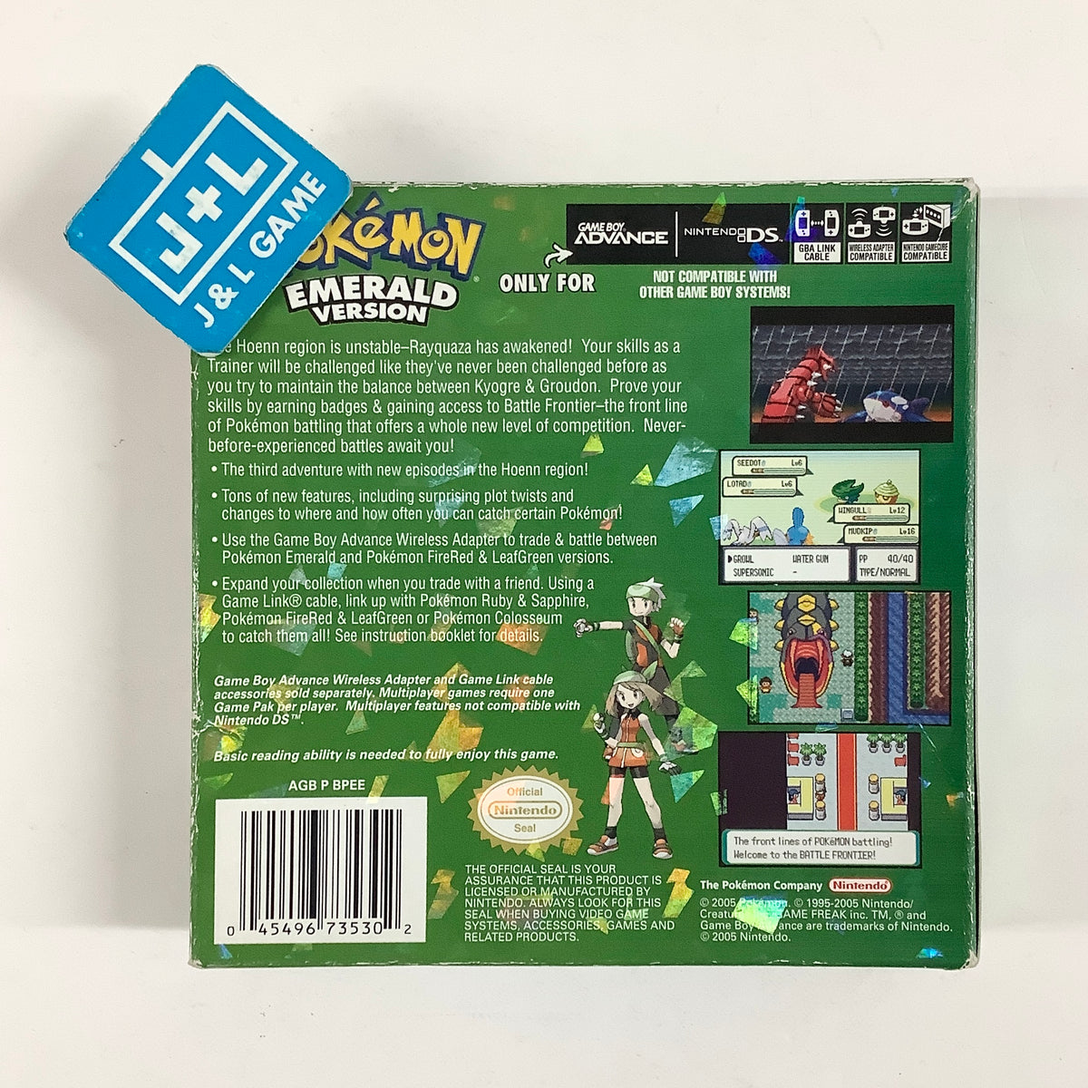 Pokemon Emerald Version - (GBA) Game Boy Advance [Pre-Owned] Video Games Nintendo