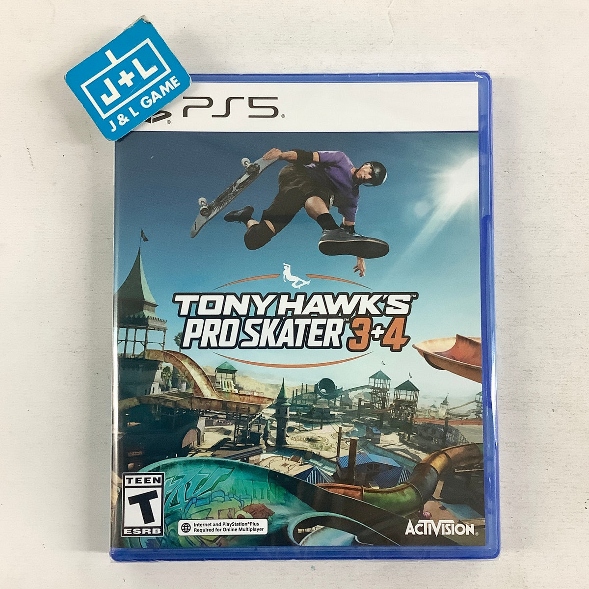 Jeu PS5 Tony Hawk's Pro Skater 3 + 4 - Neuf Sous Blister, édition Activision