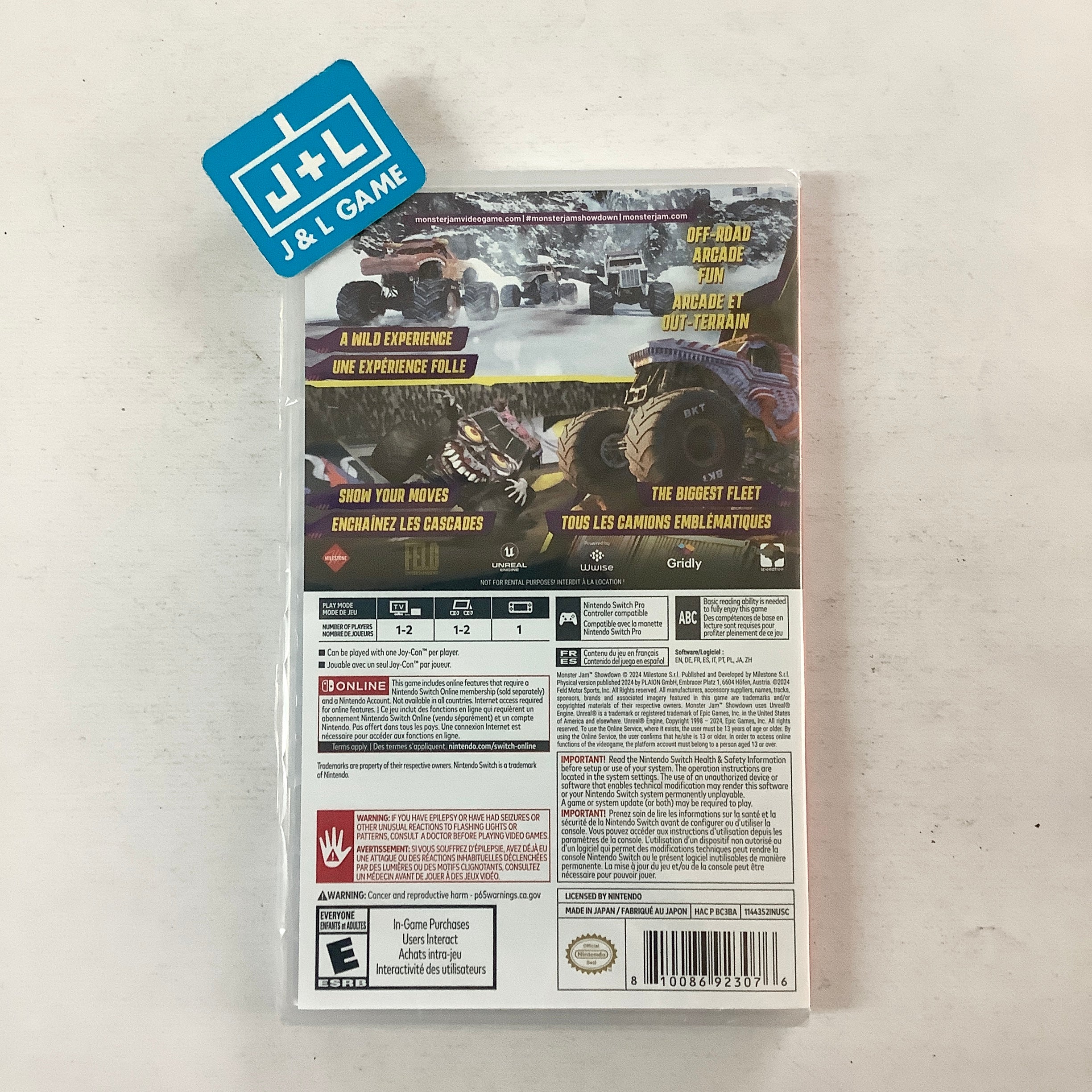 Monster Jam Showdown - (NSW) Nintendo Switch | J&L Game