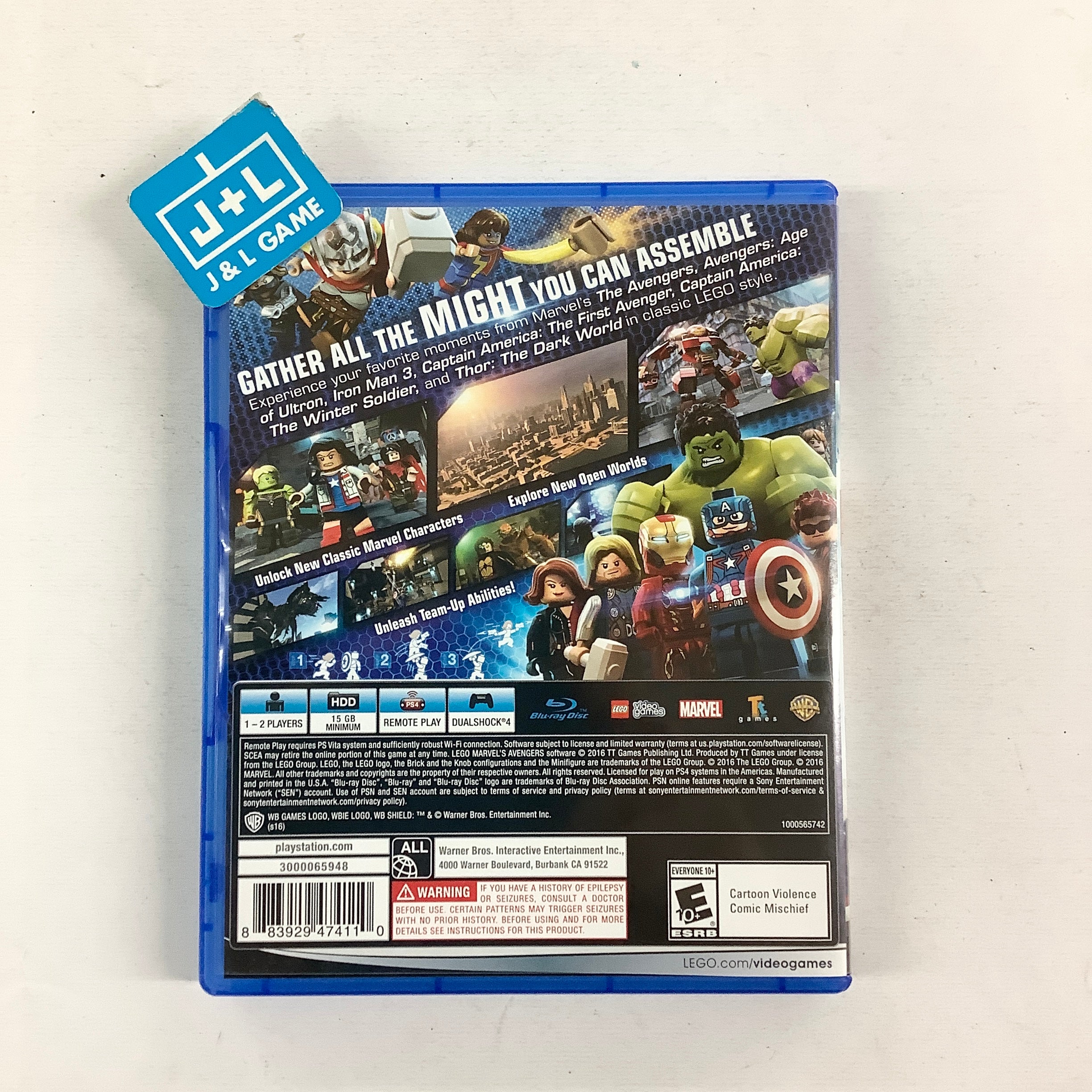 LEGO Marvel's Avengers - (PS4) PlayStation 4 [Pre-Owned] Video Games WB Games