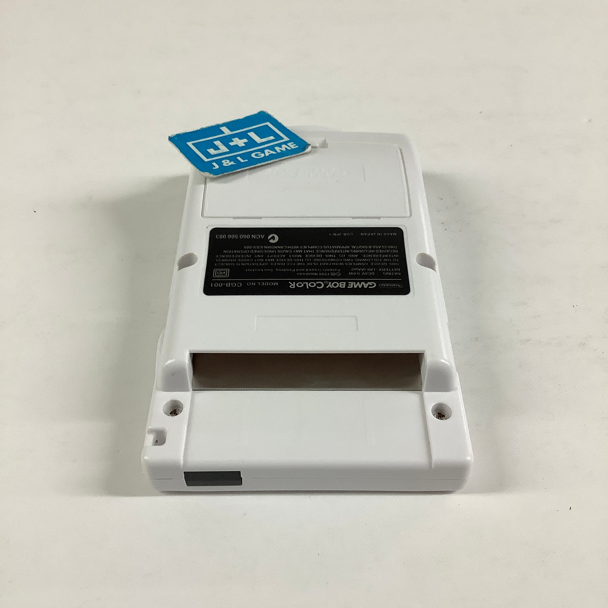 Nintendo Game Boy Color Console (White with Backlight) - (GBC) Game Boy Color [Pre-Owned]