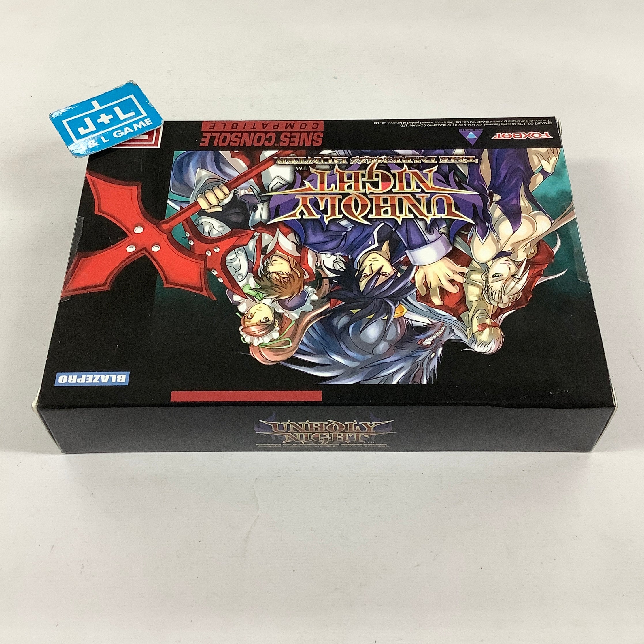 Retroism Unholy Night: The Darkness Hunter - (SNES) Super Nintendo Video Games Idea Factory