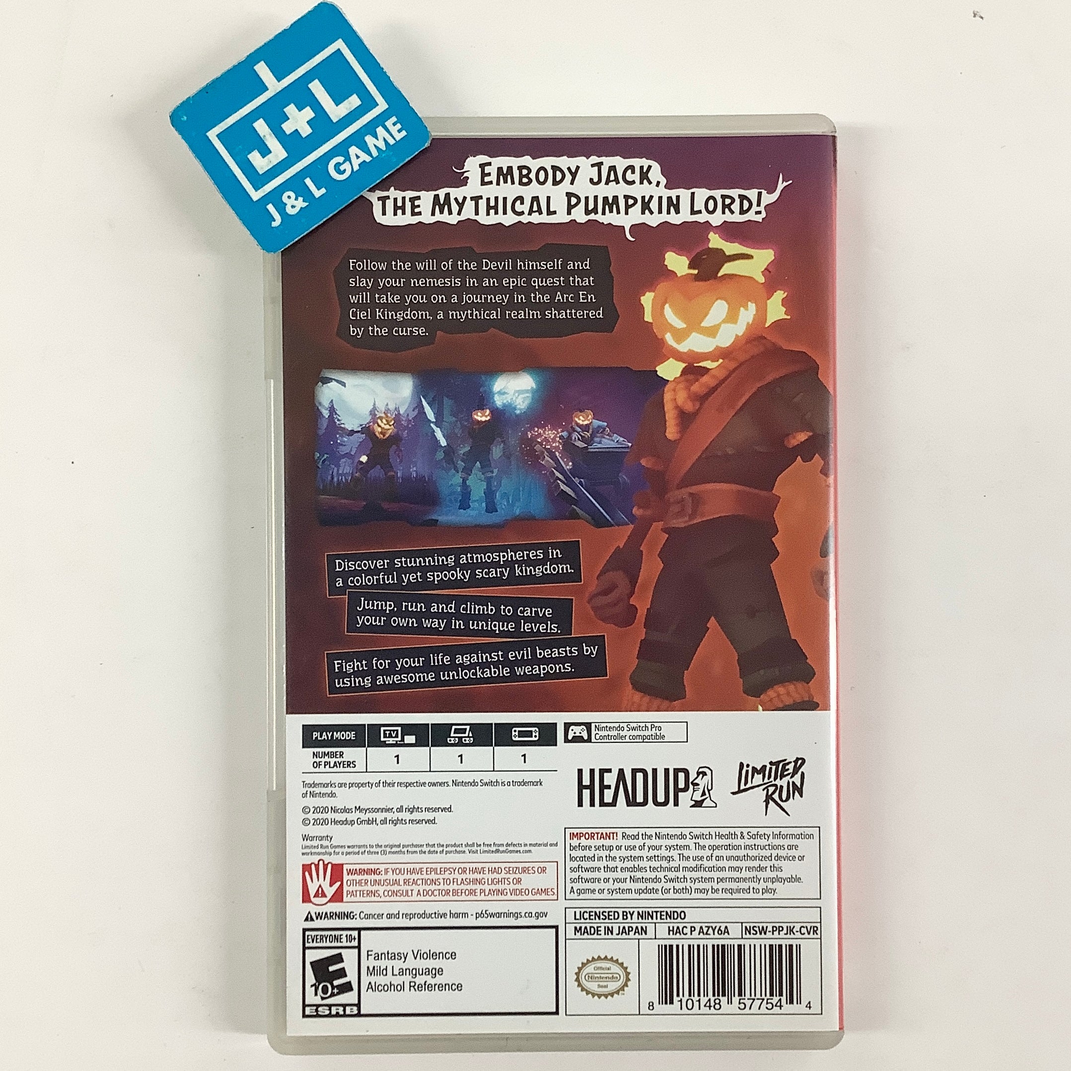 Pumpkin Jack - (NSW) Nintendo Switch [Pre-Owned] Video Games Limited Run
