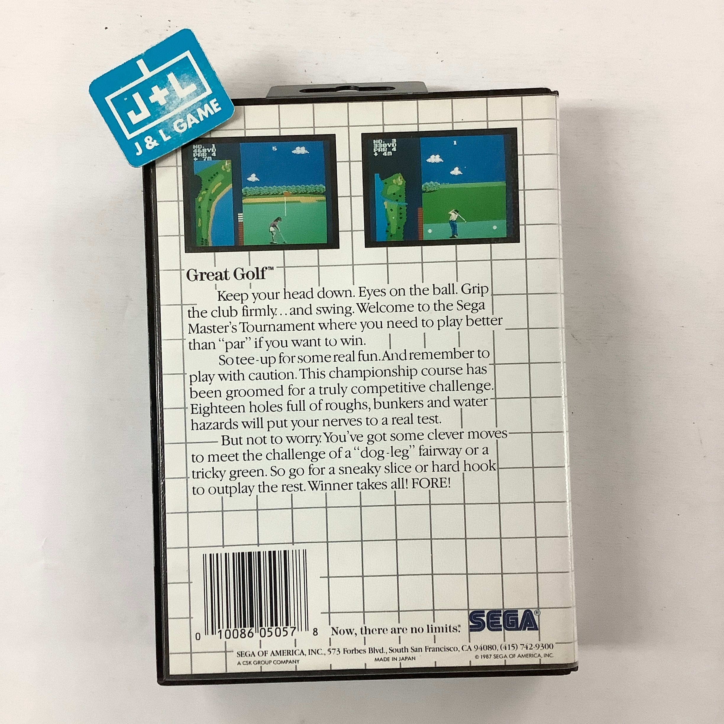 Great Golf - Master System - Jeux vidéo Great Golf - Master System - Jeux vidéo