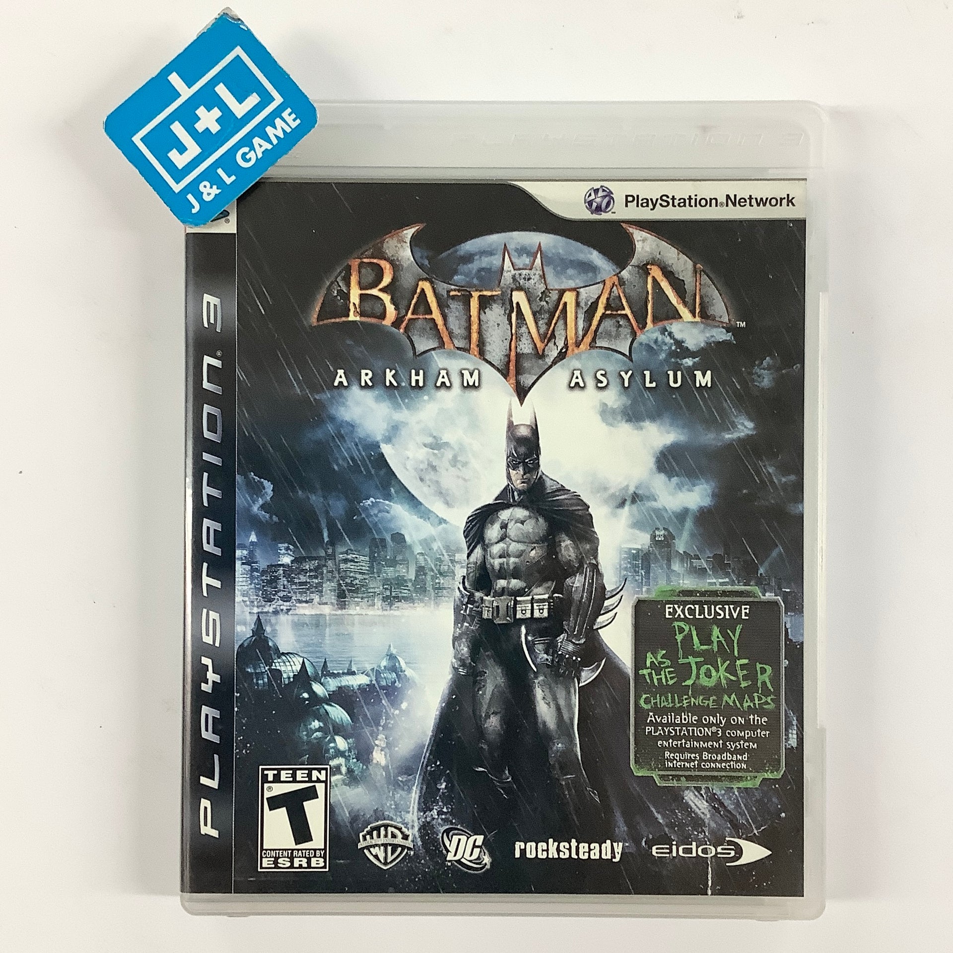 Batman: Arkham Asylum (PS3) PlayStation [Pre-Owned] J&L Game