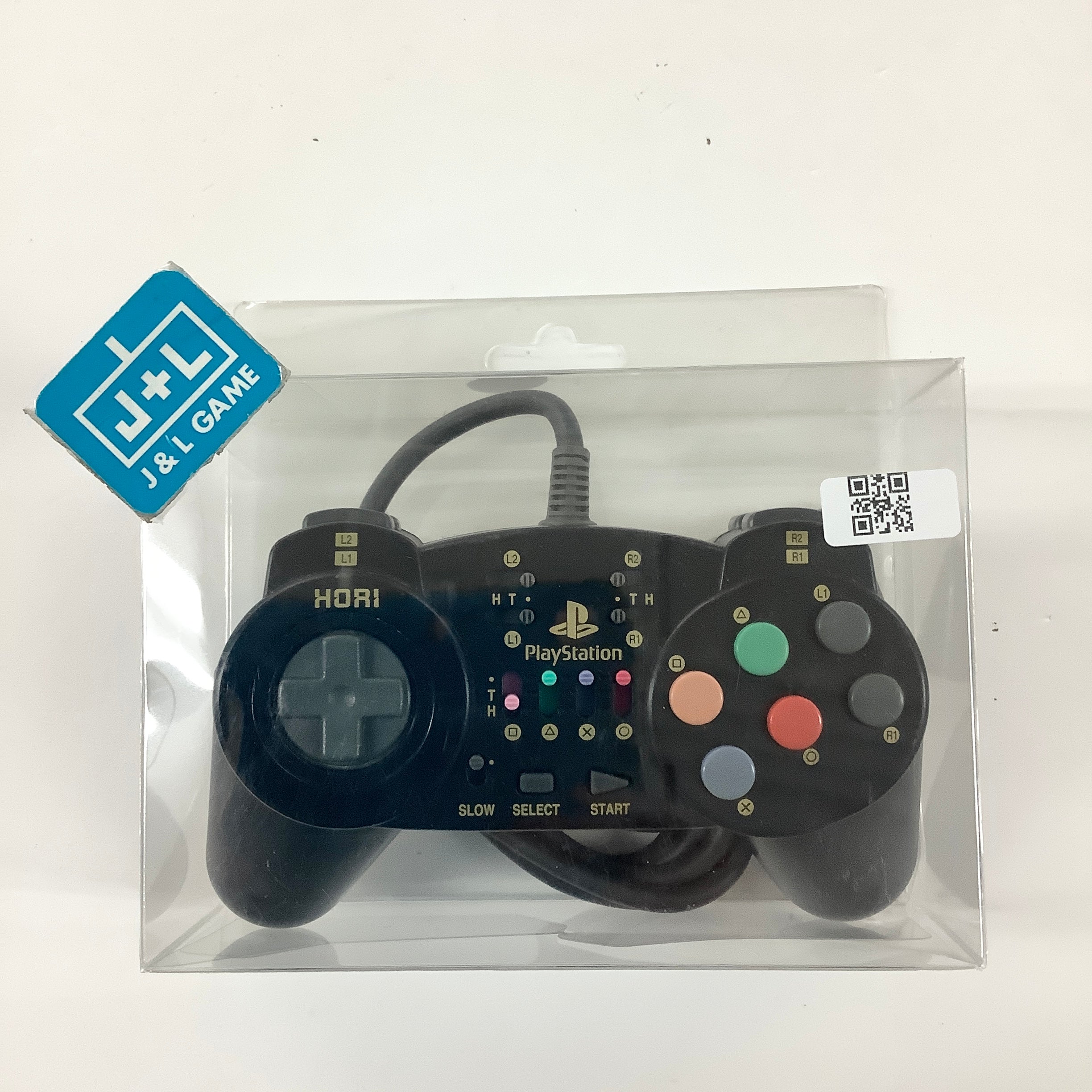 HORI Fighting Commander 10B (Black) - (PS1) PlayStation 1 [Pre-Owned] Accessories HORI