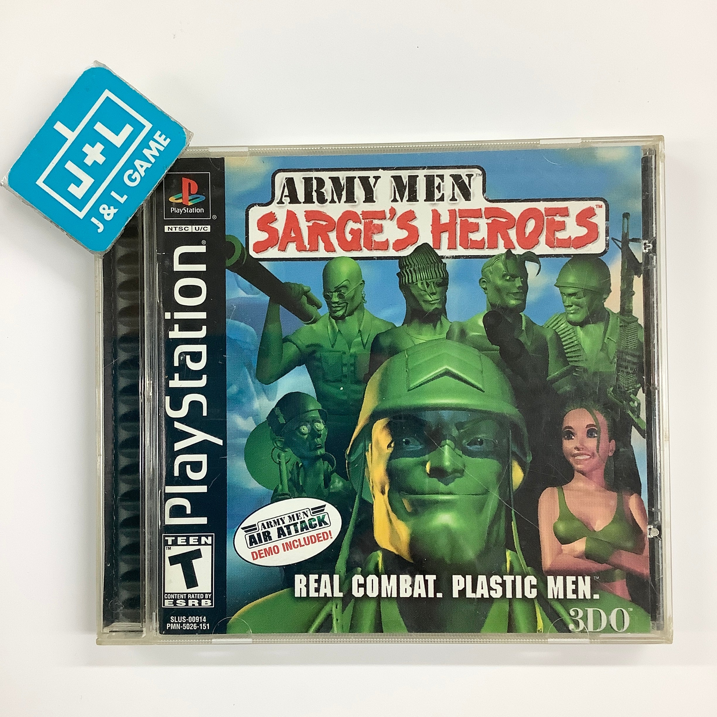 Army Men: Sarge's Heroes - (PS1) PlayStation 1 [Pre-Owned] Video Games 3DO