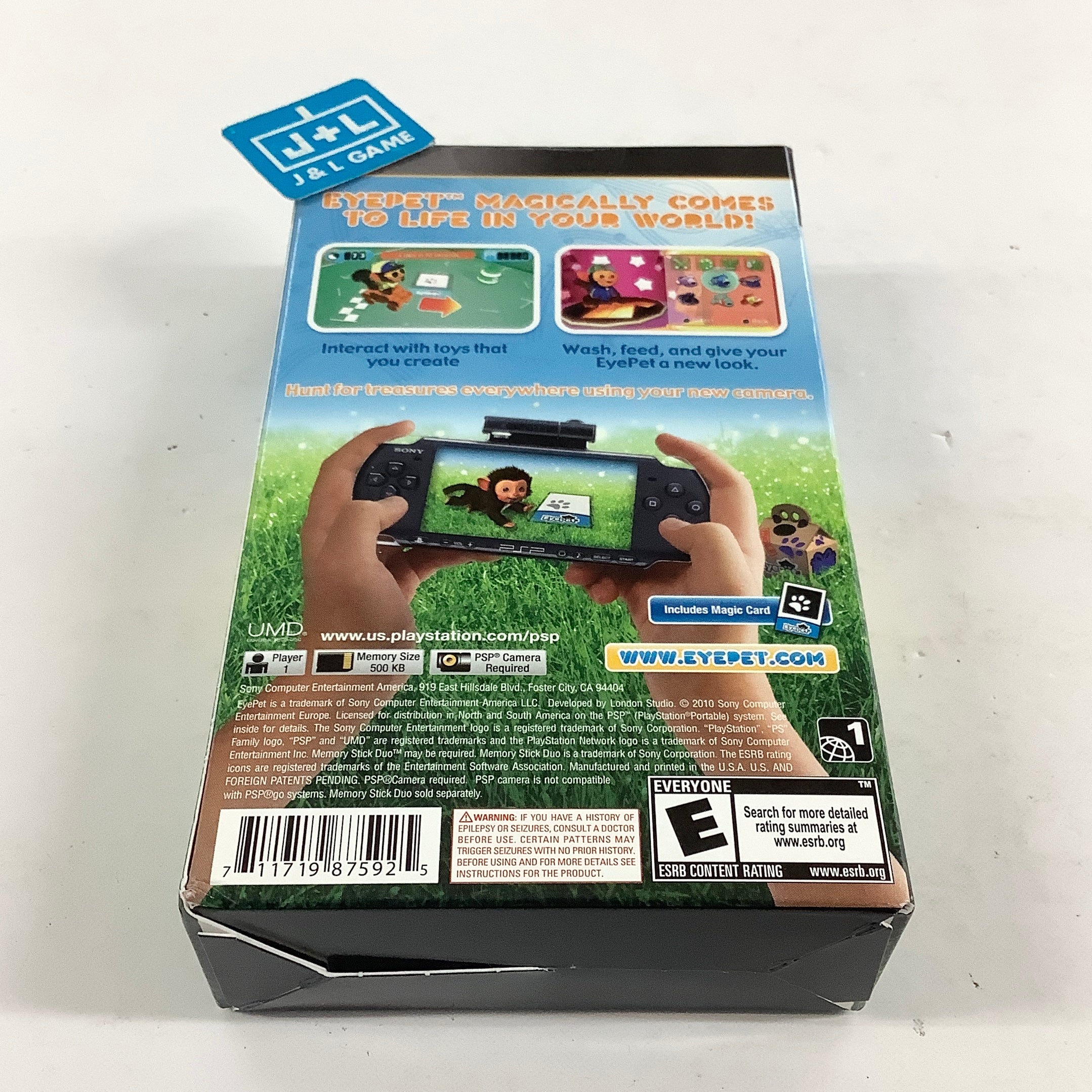 EyePet with Camera - Sony PSP Video Games PlayStation