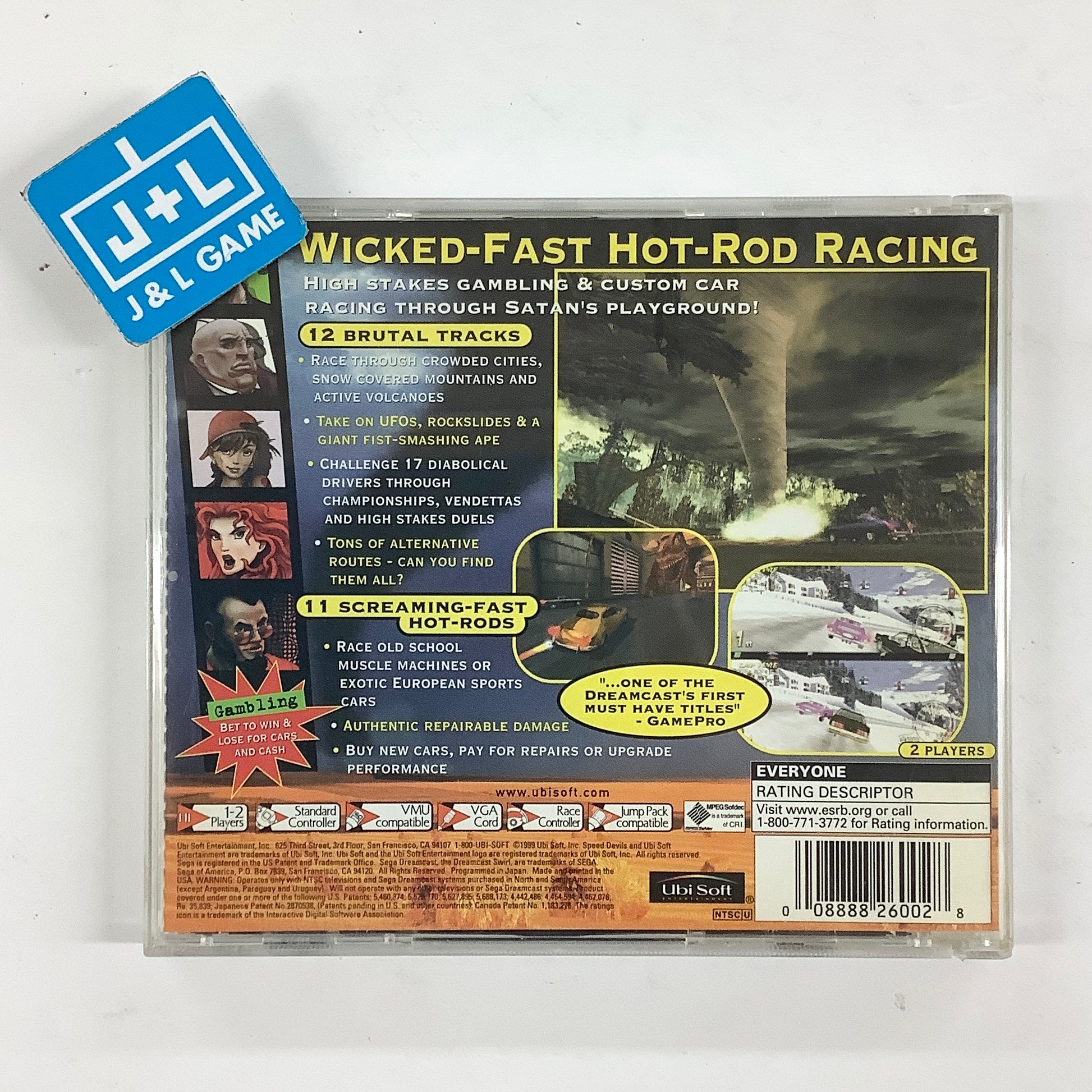 Speed Devils - (DC) SEGA Dreamcast [Pre-Owned] Video Games Ubisoft