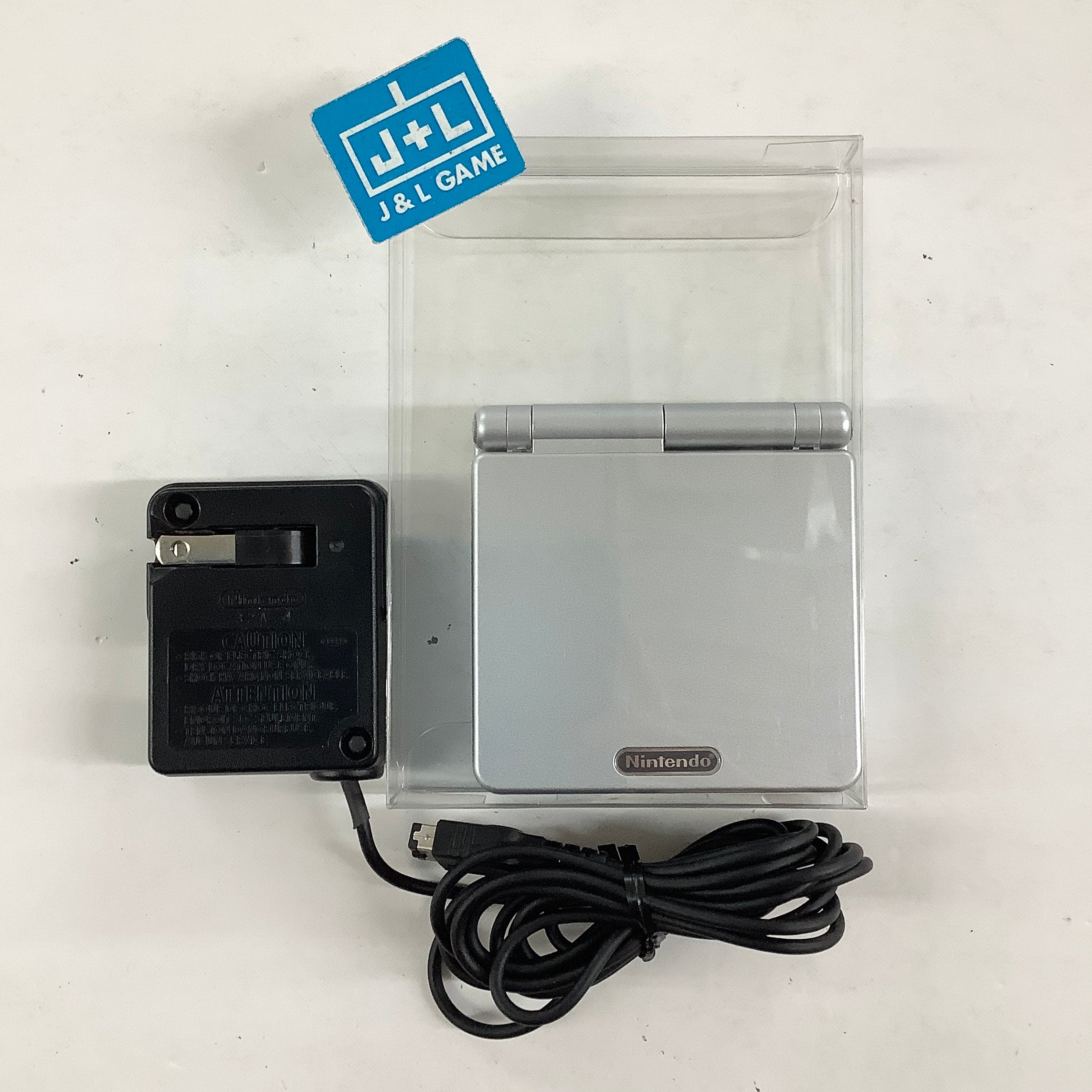 Nintendo Game Boy Advance SP Console AGS-001 (Silver) - (GBA) Game Boy Advance SP [Pre-Owned] Consoles Nintendo