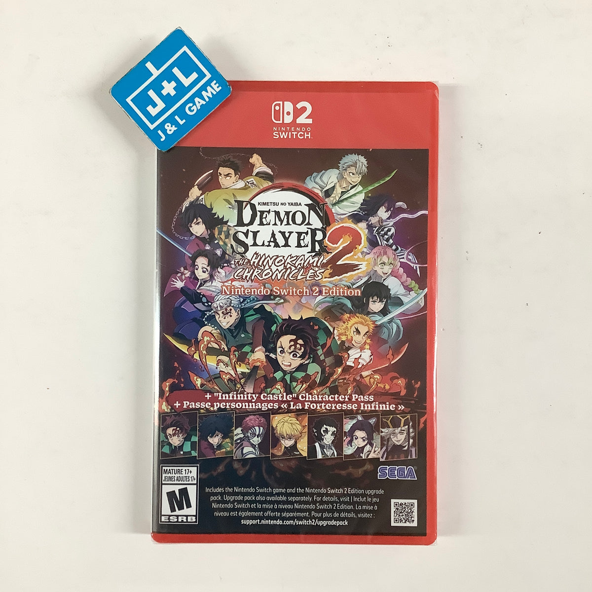 Demon Slayer Kimetsu no Yaiba The Hinokami Chronicles 2 + Infinity Castle Character Pass - (NS2) Nintendo Switch 2