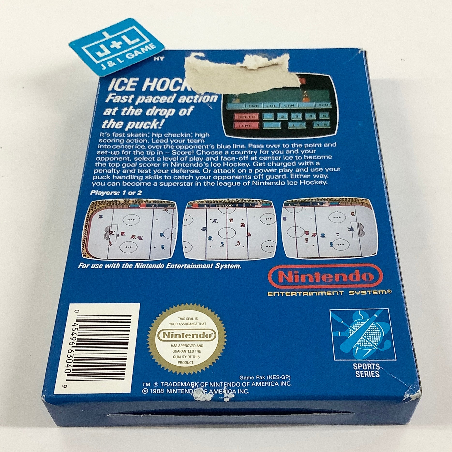 Ice Hockey - (NES) Nintendo Entertainment System [Pre-Owned]