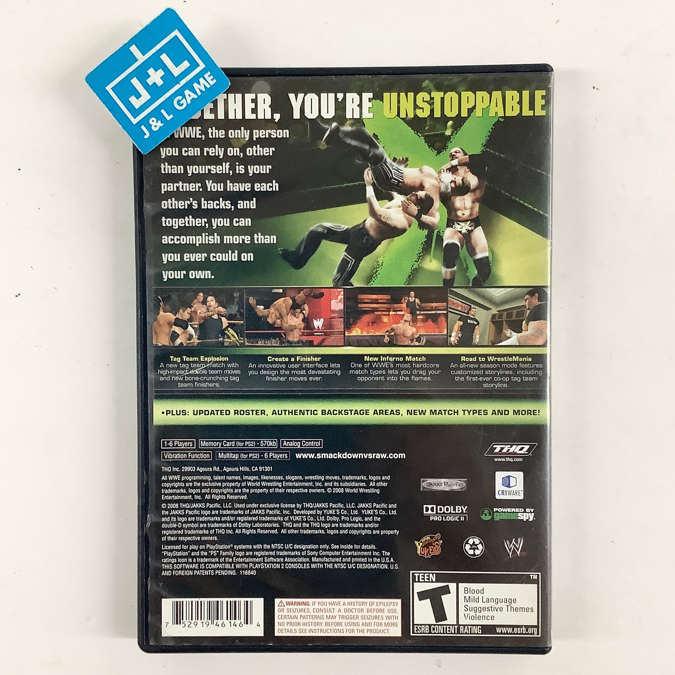 WWE SmackDown vs. Raw 2009 - (PS2) PlayStation 2 [Pre-Owned]