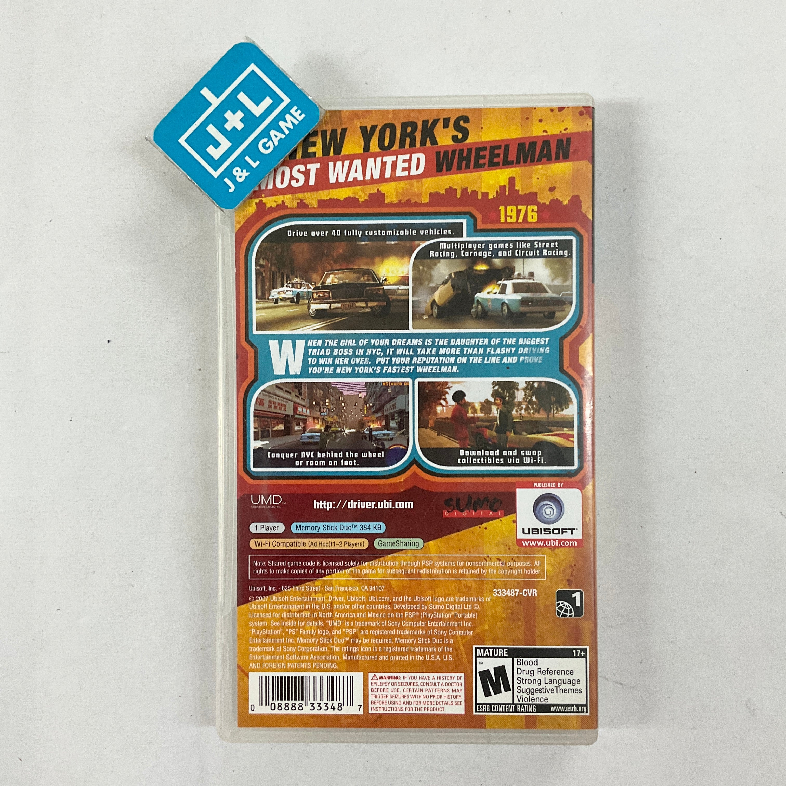 Driver '76 - Sony PSP [Pre-Owned] Video Games Ubisoft