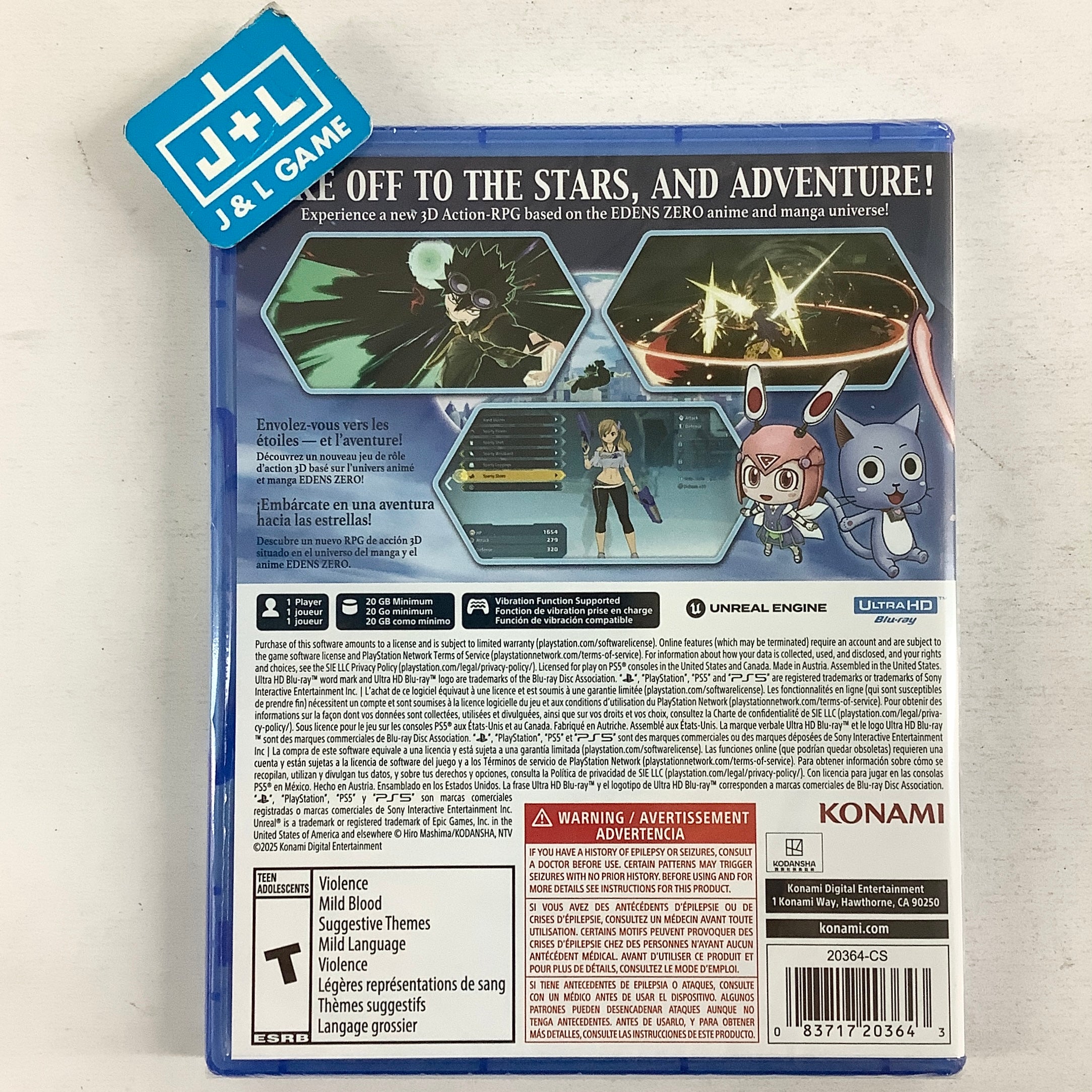 Edens Zero - (PS5) PlayStation 5 Video Games Konami