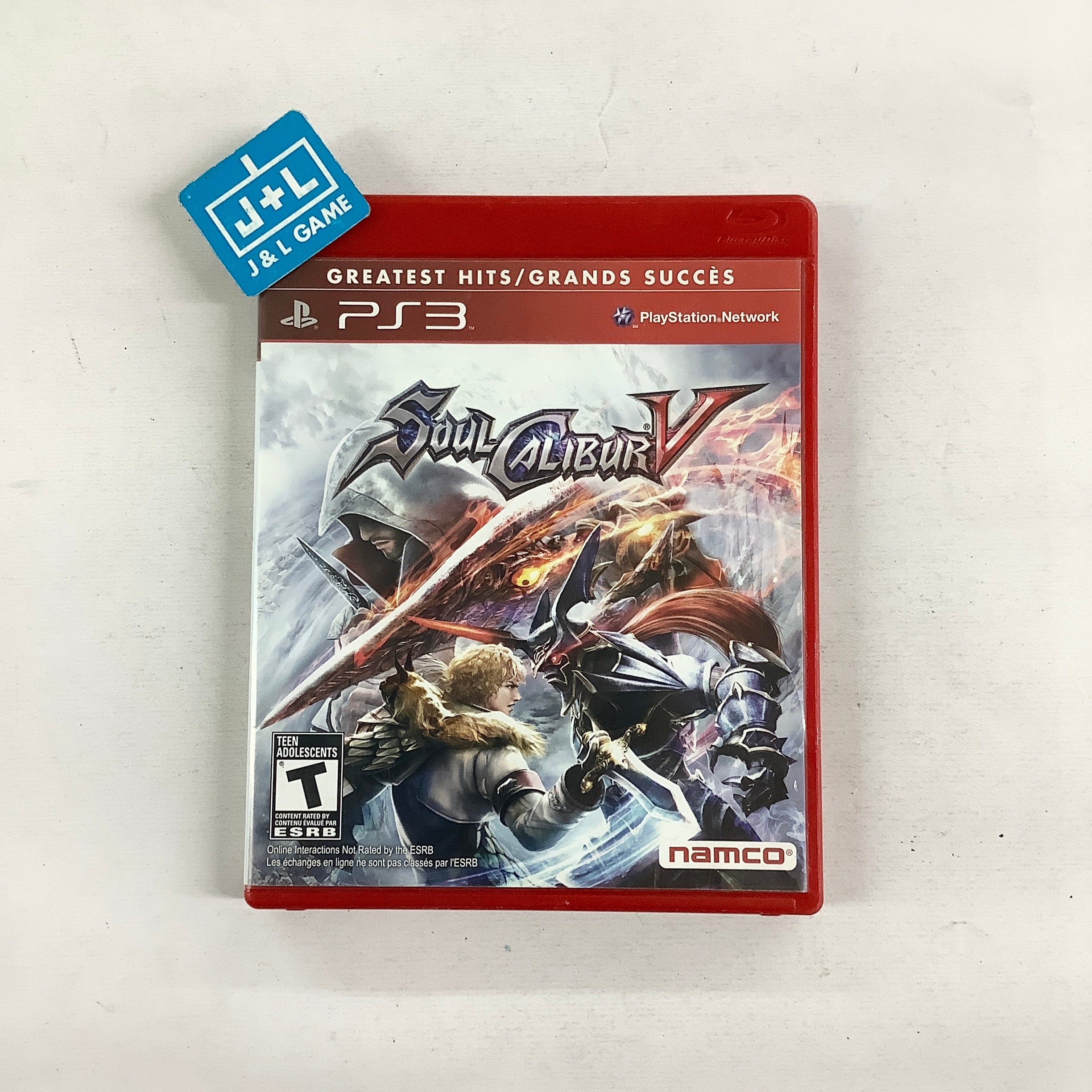 SoulCalibur V (Greatest Hits) - (PS3) Playstation 3 [Pre-Owned] Video Games Bandai Namco Games