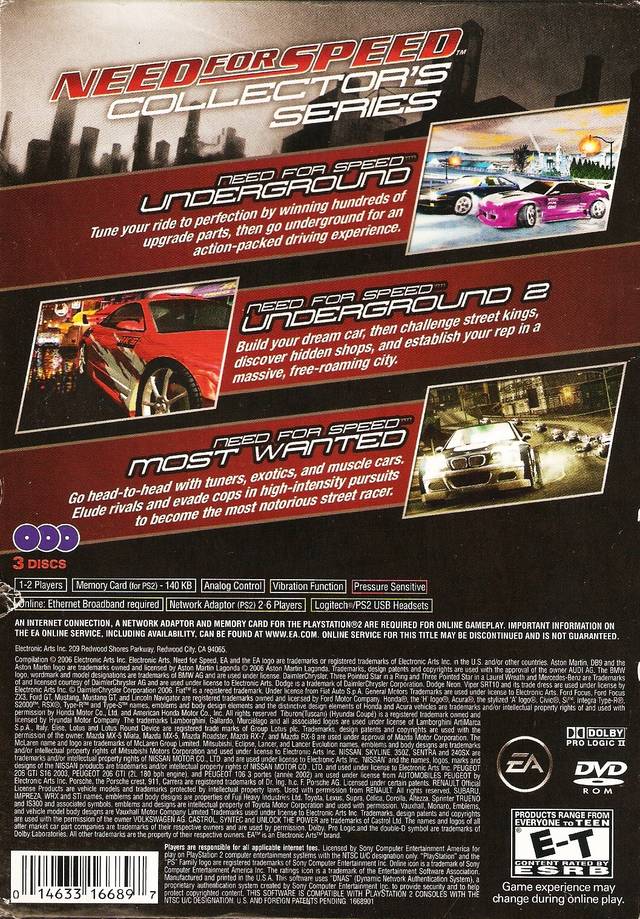 Need for Speed Collector's Series - (PS2) PlayStation 2 [Pre-Owned]