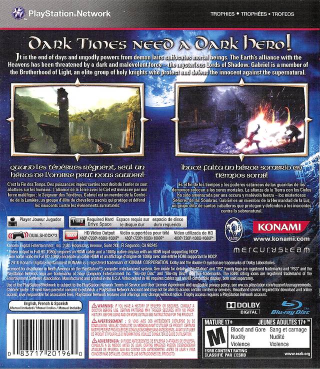 Castlevania: Lords of Shadow - (PS3) PlayStation 3 Video Games Konami   