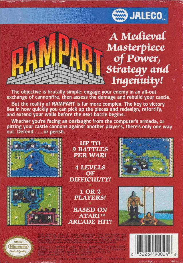 Rampart - (NES) Nintendo Entertainment System [Pre-Owned]