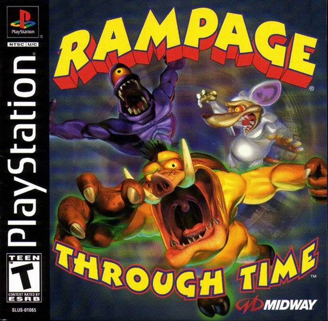 Rampage Through Time - (PS1) PlayStation 1 [Pre-Owned] Video Games Midway