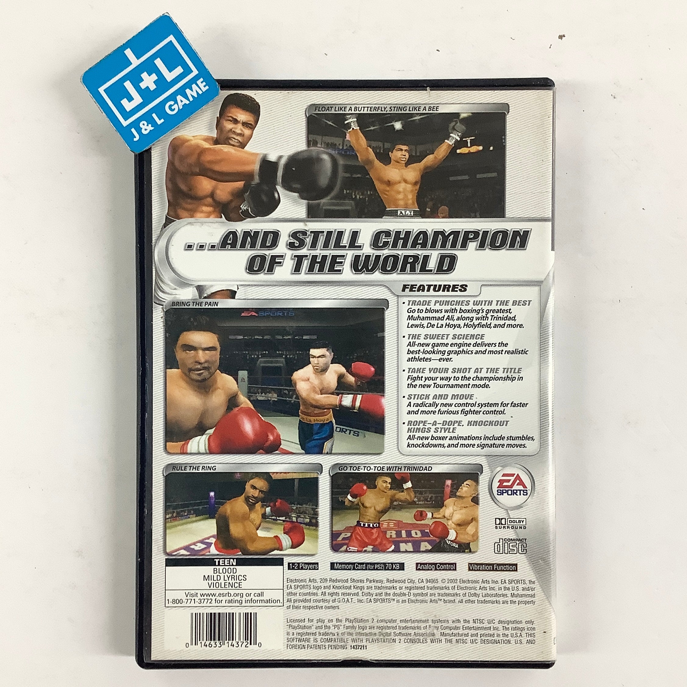 Knockout Kings 2002 - (PS2) PlayStation 2 [Pre-Owned] Video Games Electronic Arts