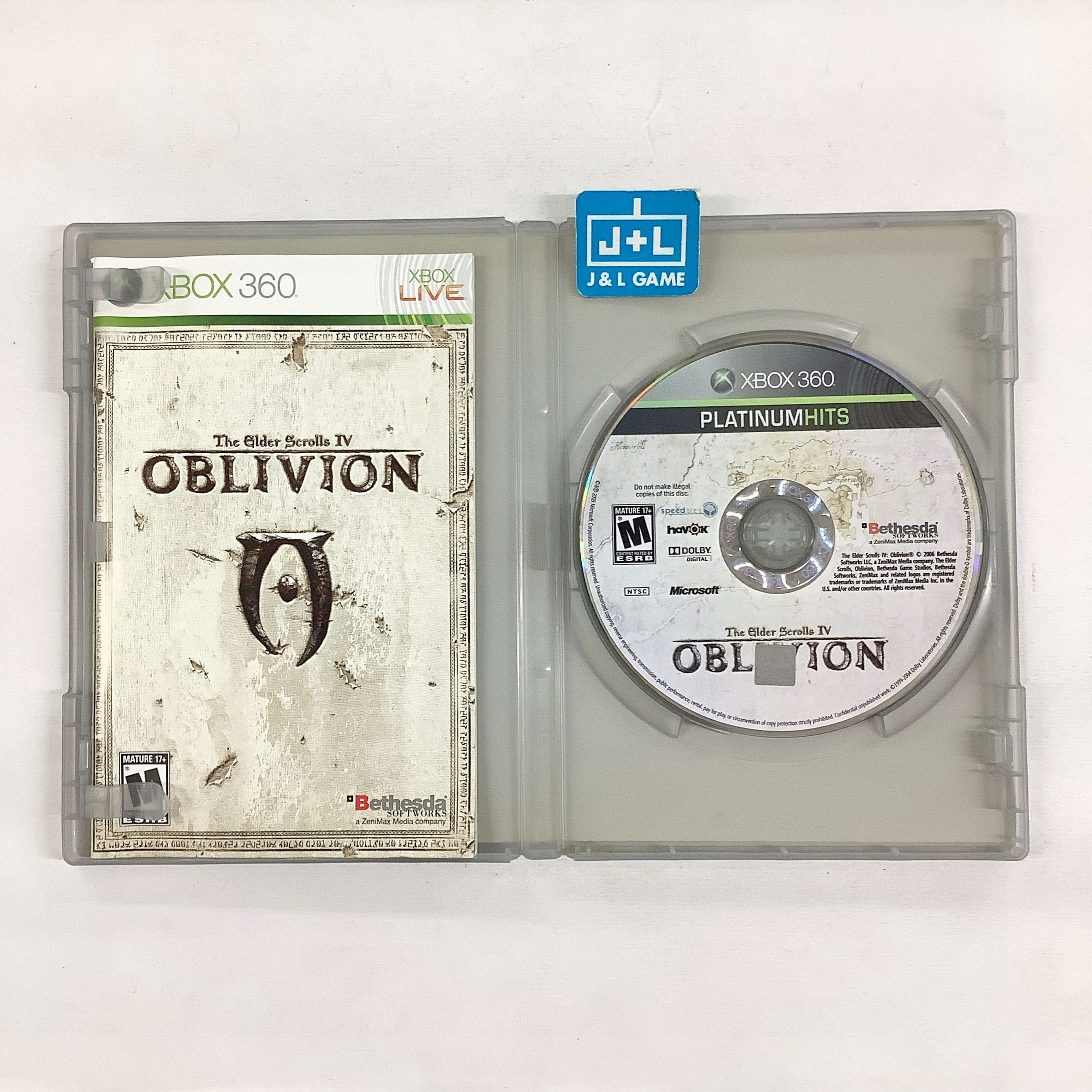 The Elder Scrolls IV: Oblivion (Platinum Hits) - Xbox 360 [Pre-Owned] Video Games 2K Games