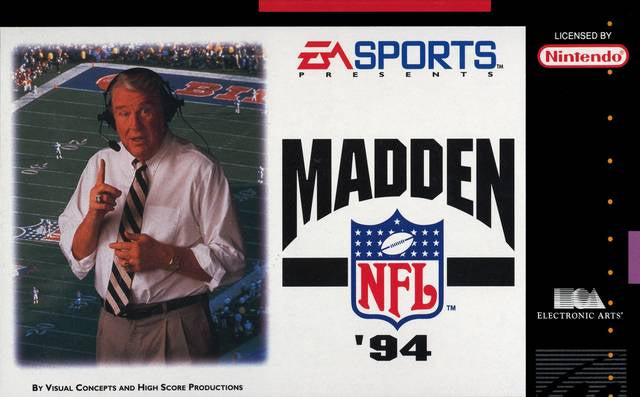 Madden Football '94 - (SNES) Super Nintendo [Pre-Owned] Video Games EA Sports   