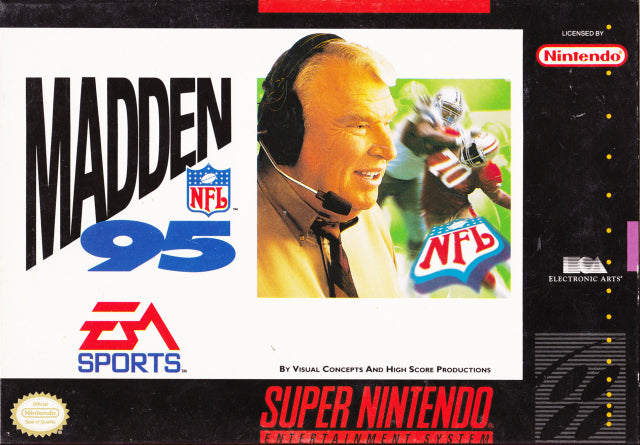 Madden NFL 95 - (SNES) Super Nintendo [Pre-Owned] Video Games Electronic Arts   