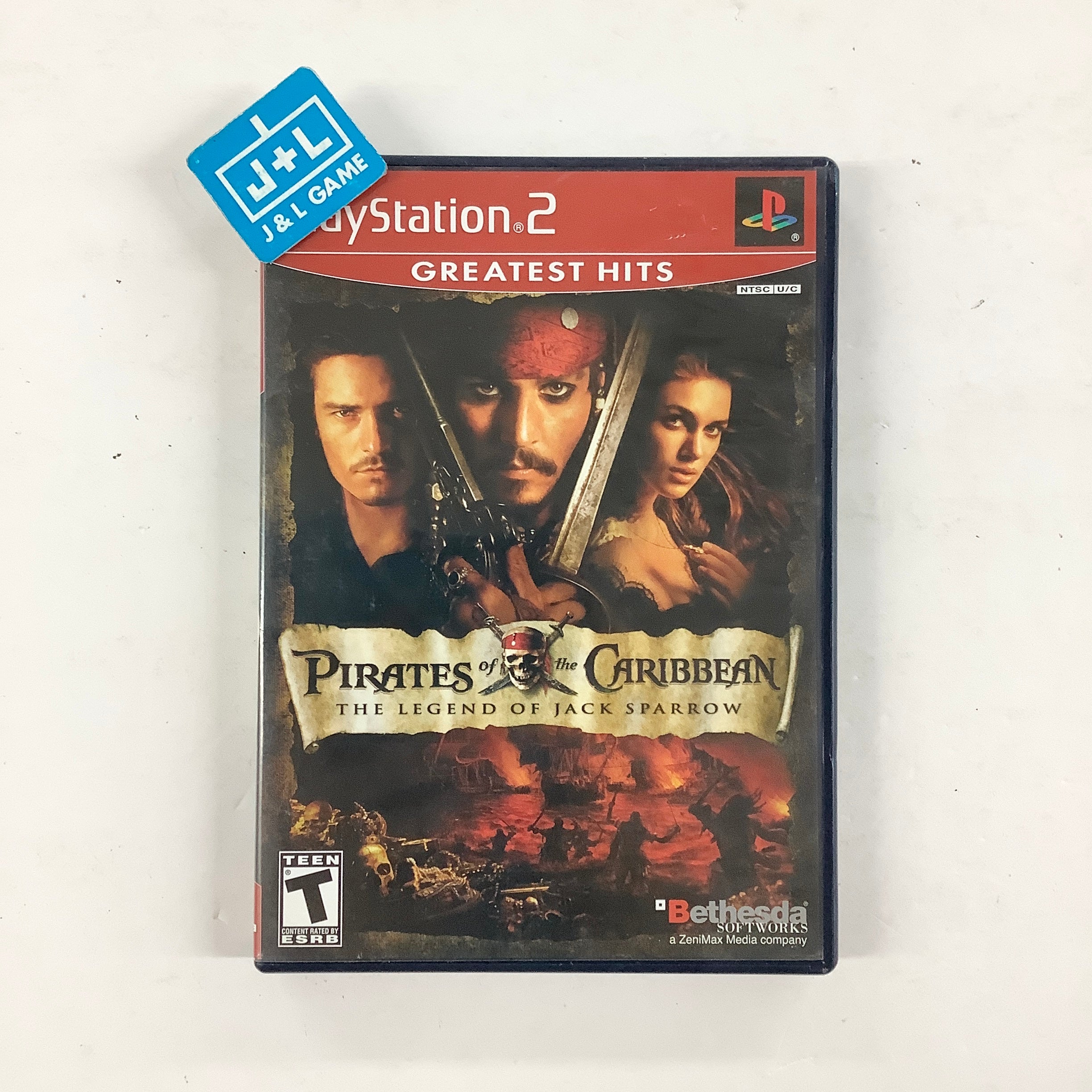 Pirates of the Caribbean: The Legend of Jack Sparrow (Greatest Hits) - (PS2) PlayStation 2 [Pre-Owned]