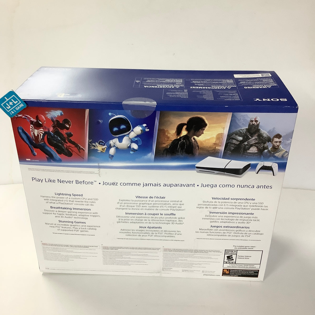 SONY PlayStation 5 Console Slim Disc Edition 1 TB (Model CFI-2115) - (PS5) PlayStation 5 CONSOLE PlayStation