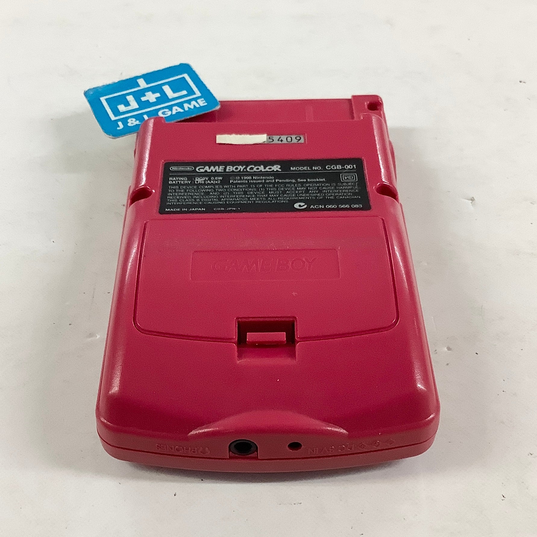 Nintendo Game Boy Color Console (Berry with Backlight) - (GBC) Game Boy Color [Pre-Owned]