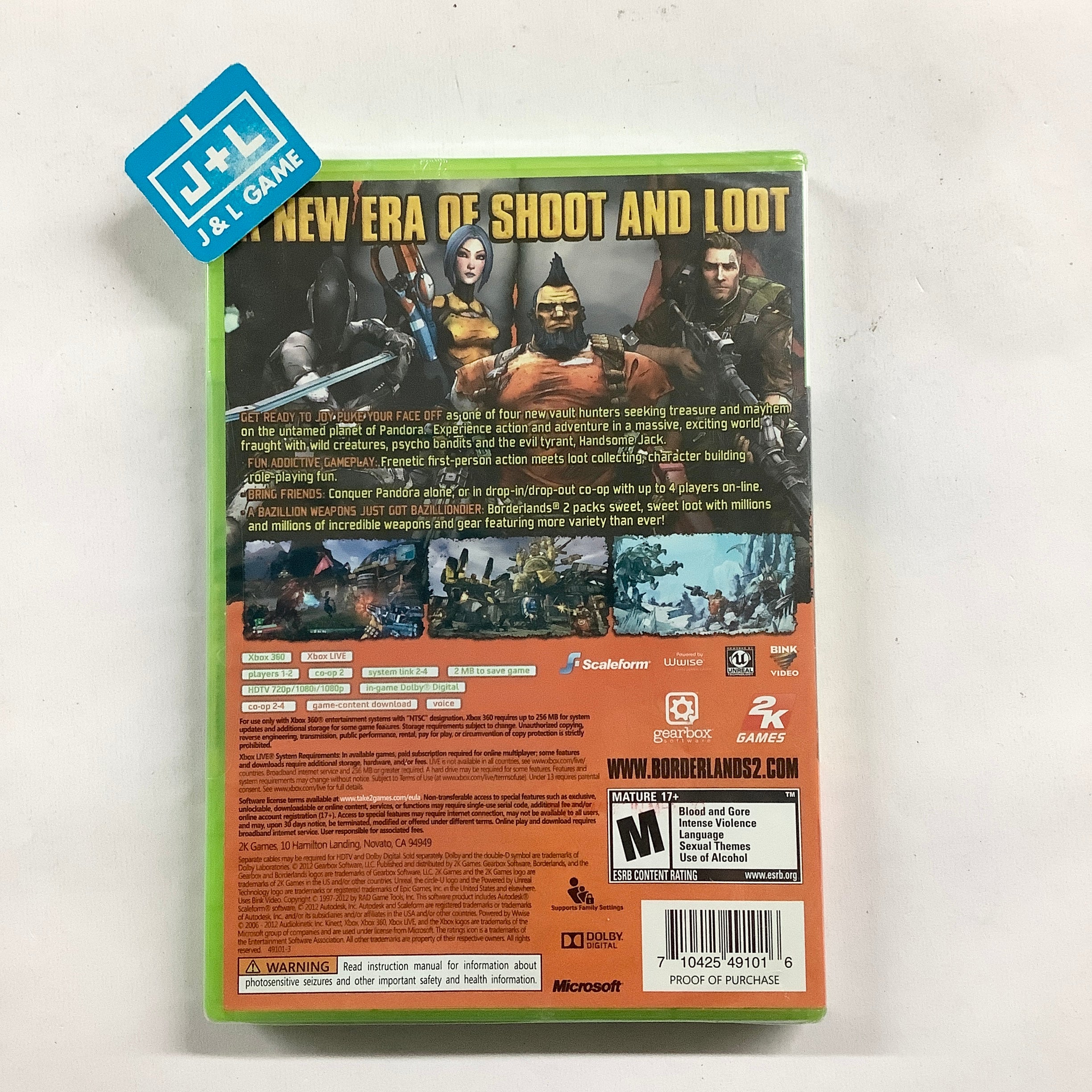 Borderlands 2 - Xbox 360 Video Games 2K Games