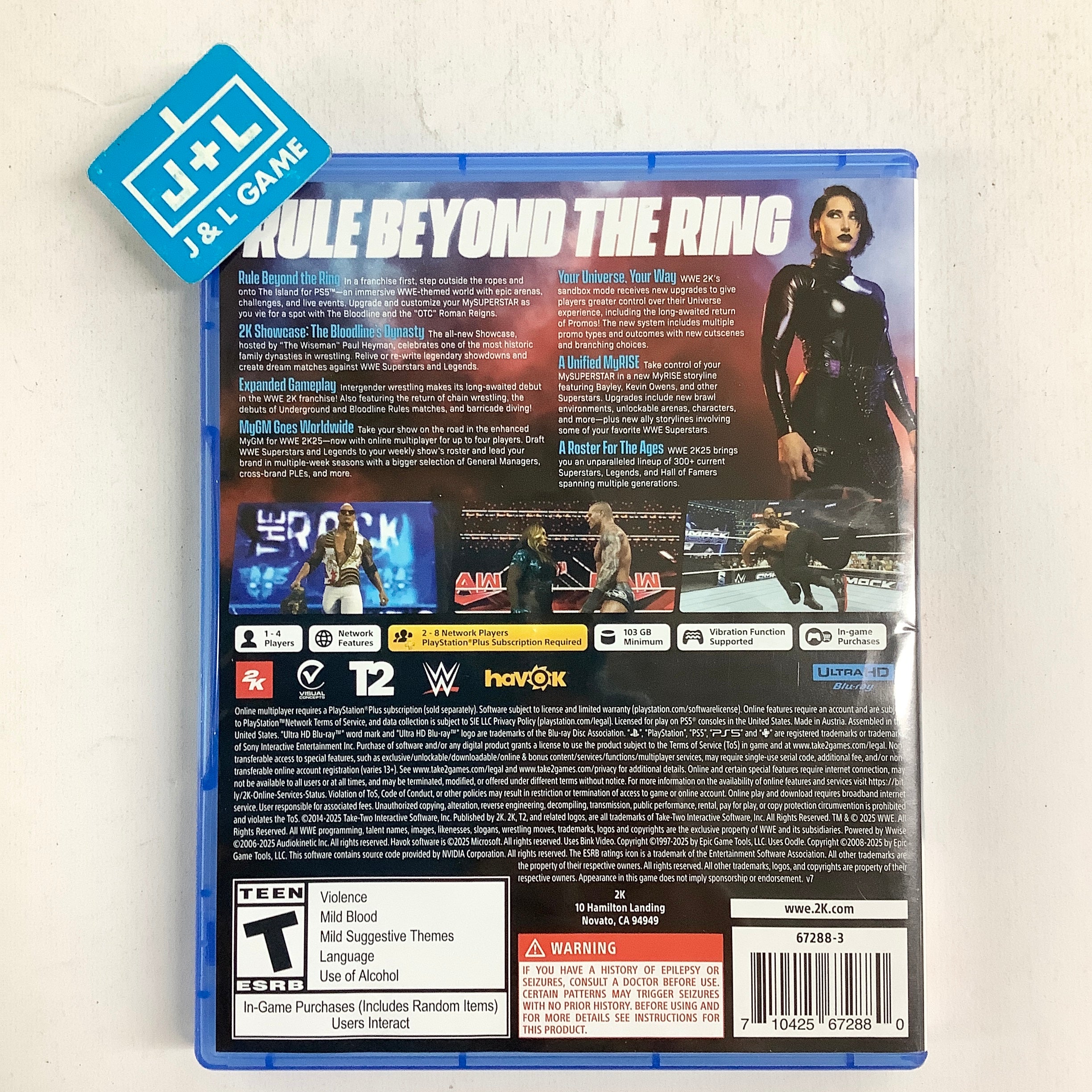 WWE 2K25 - (PS5) PlayStation 5 [Pre-Owned] Video Games 2K Games