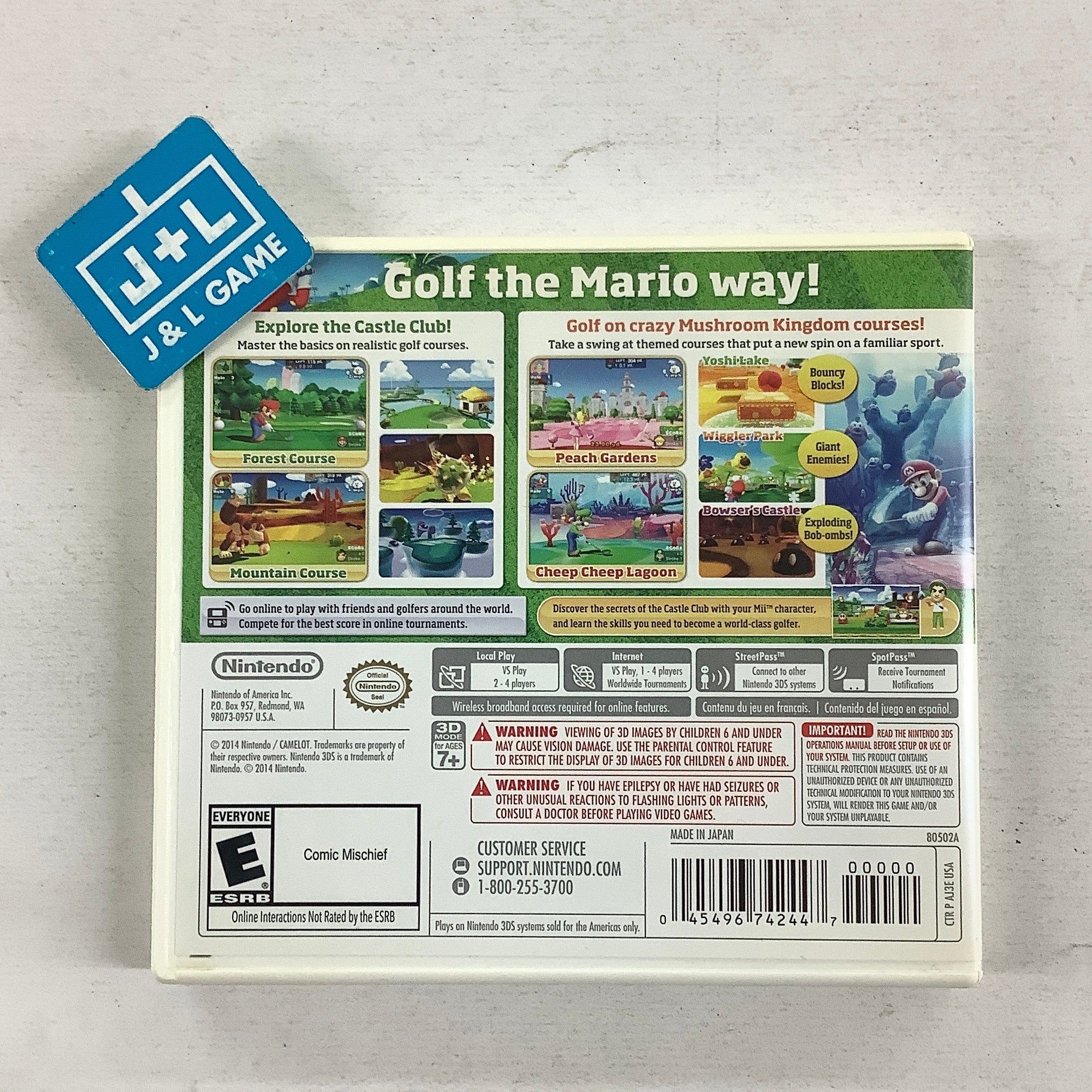 Mario Golf: World Tour - Nintendo 3DS [Pre-Owned] Video Games Nintendo