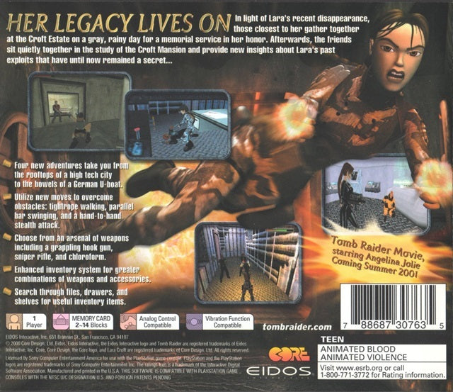 Tomb Raider: Chronicles - (PS1) Playstation 1 [Pre-Owned