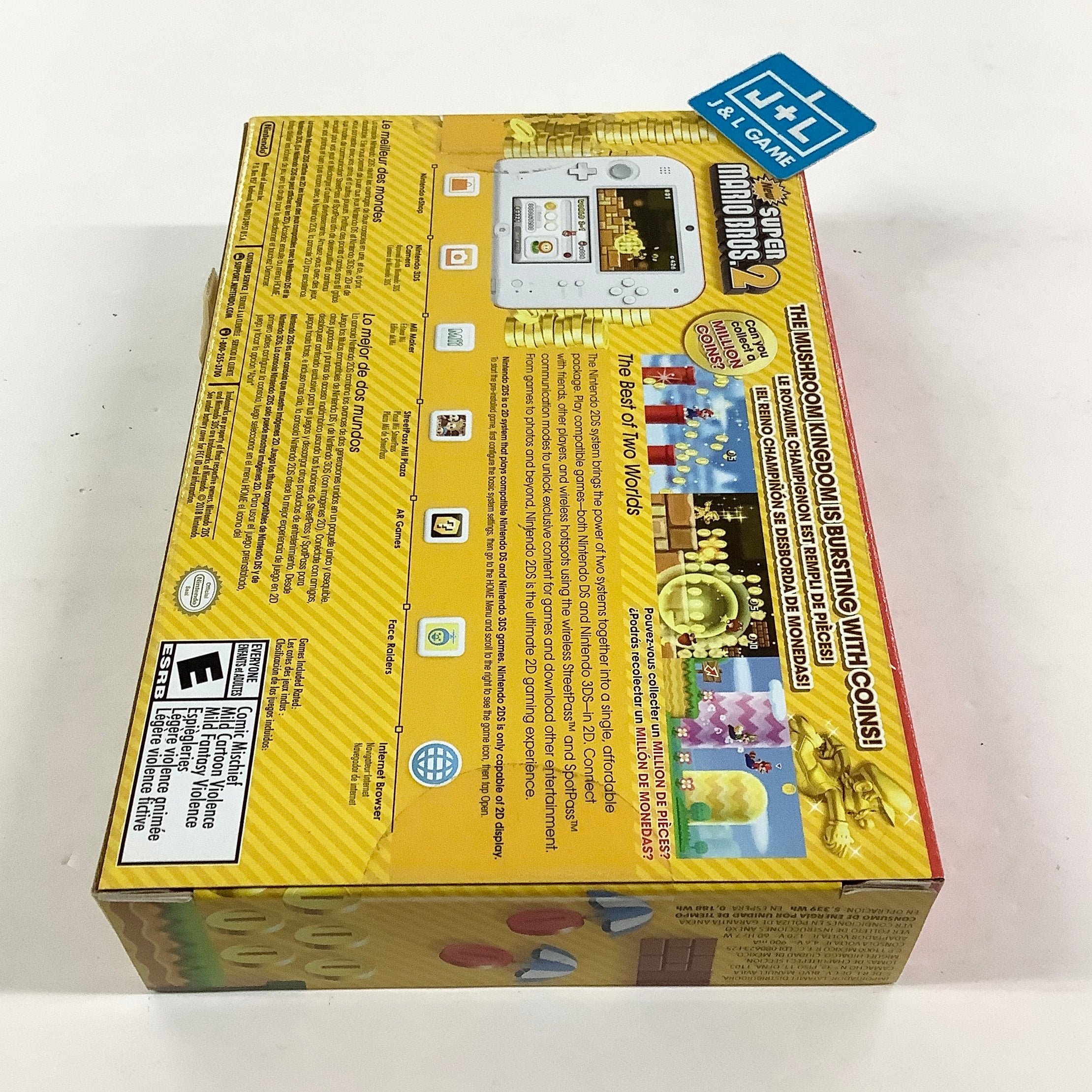 Nintendo 2DS Console (Scarlet Red) with New Super Mario Bros. 2 (Game Pre-Installed) - Nintendo 3DS Consoles Nintendo