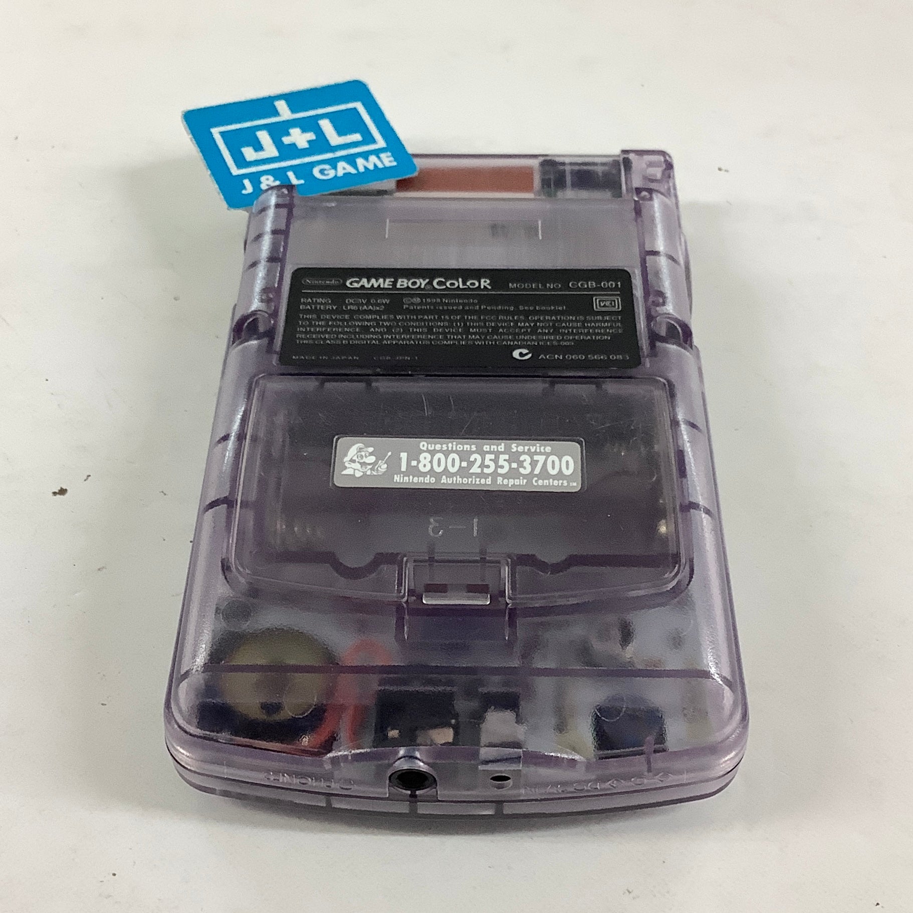 Nintendo Game Boy Color Console (Atomic Purple ) - (GBC) Game Boy Color [Pre-Owned] Consoles Nintendo