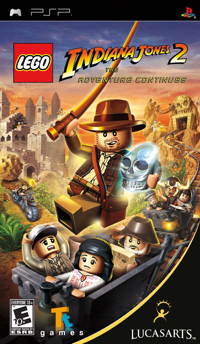 LEGO Indiana Jones 2: The Adventure Continues - Sony PSP Video Games LucasArts   