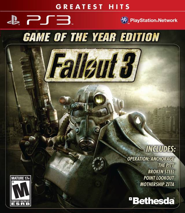Fallout 3: Game of the Year Edition (Greatest Hits) - (PS3) PlayStation 3 [Pre-Owned] Video Games Bethesda Softworks