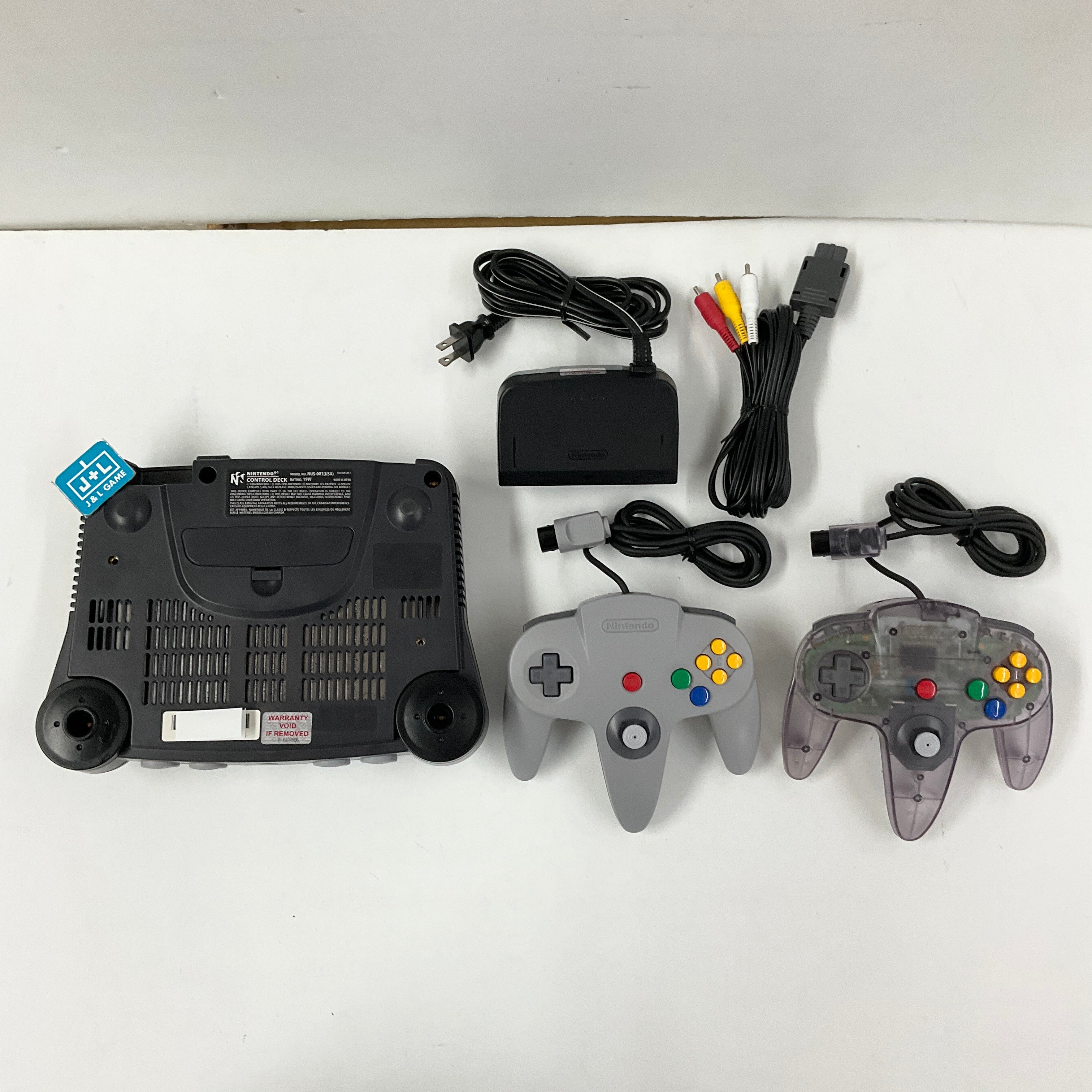 Nintendo 64 Hardware Console (Black w/ Atomic Purple Controller) - (N64) Nintendo 64 [Pre-Owned] Consoles Nintendo