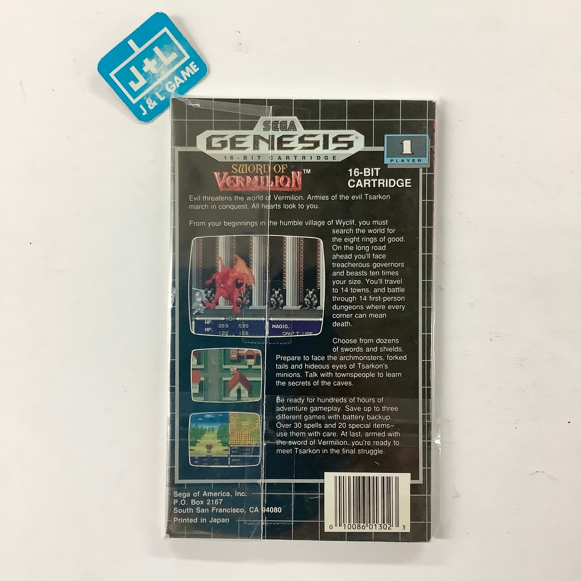 Sword of Vermilion - (SG) SEGA Genesis [Pre-Owned] Video Games Sega   