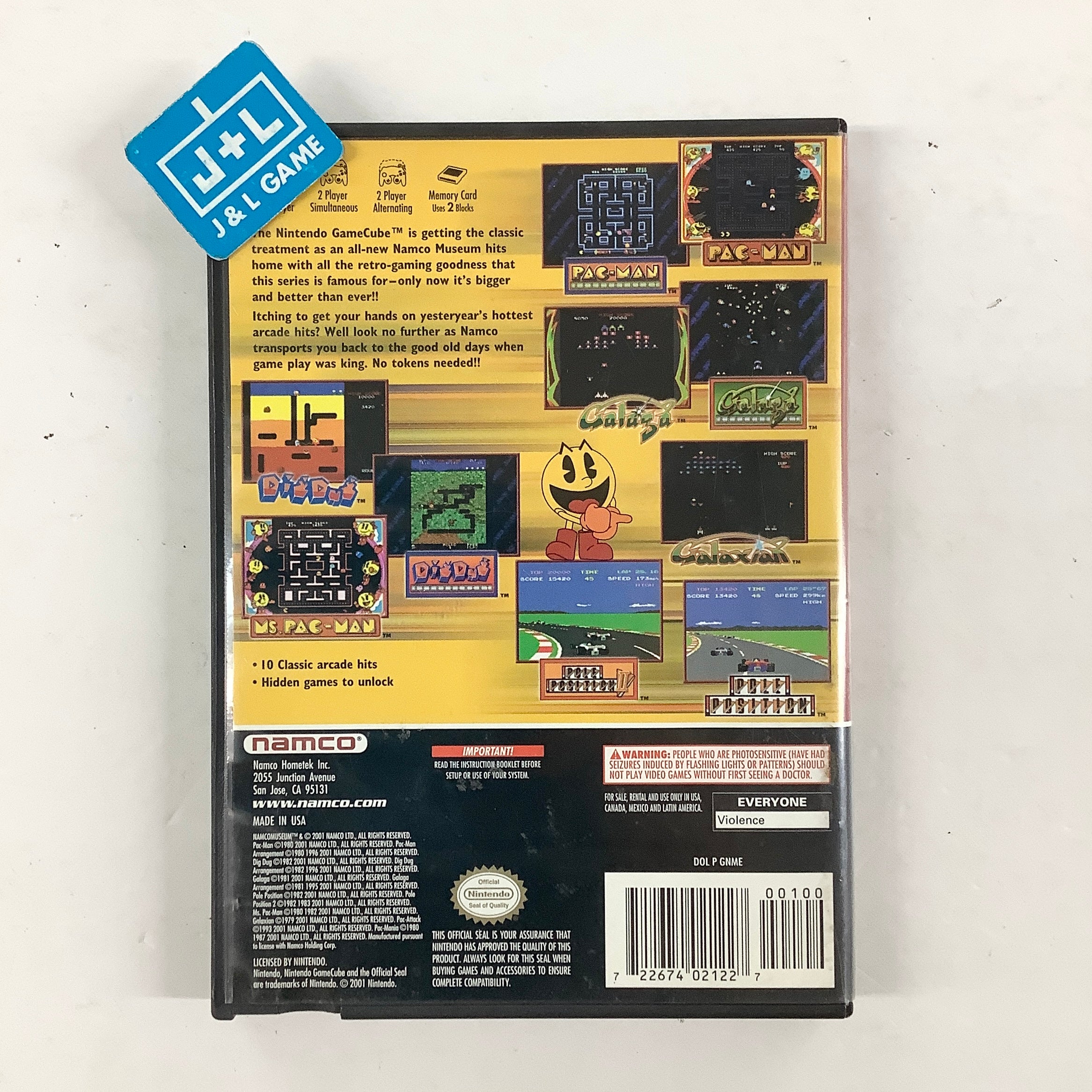 Namco Museum - (GC) GameCube [Pre-Owned] Video Games BANDAI NAMCO Entertainment