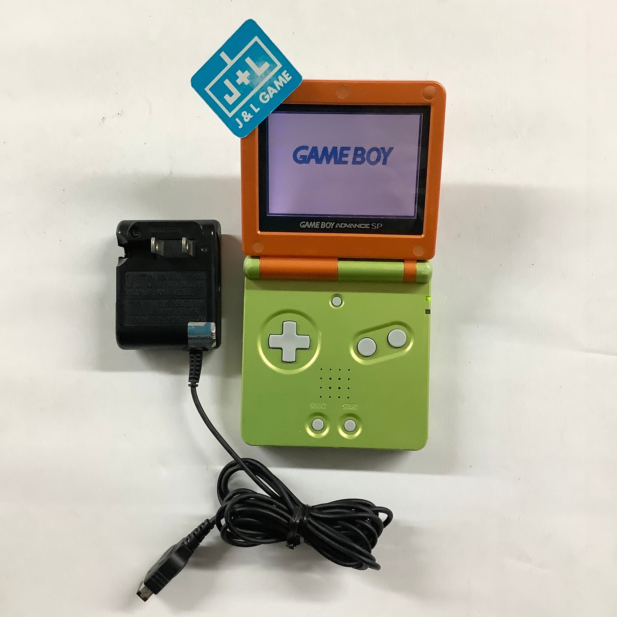Nintendo Game Boy Advance SP Console AGS-001 (Spice Orange/Lime Green) - (GBA) Game Boy Advance SP [Pre-Owned] Consoles Nintendo