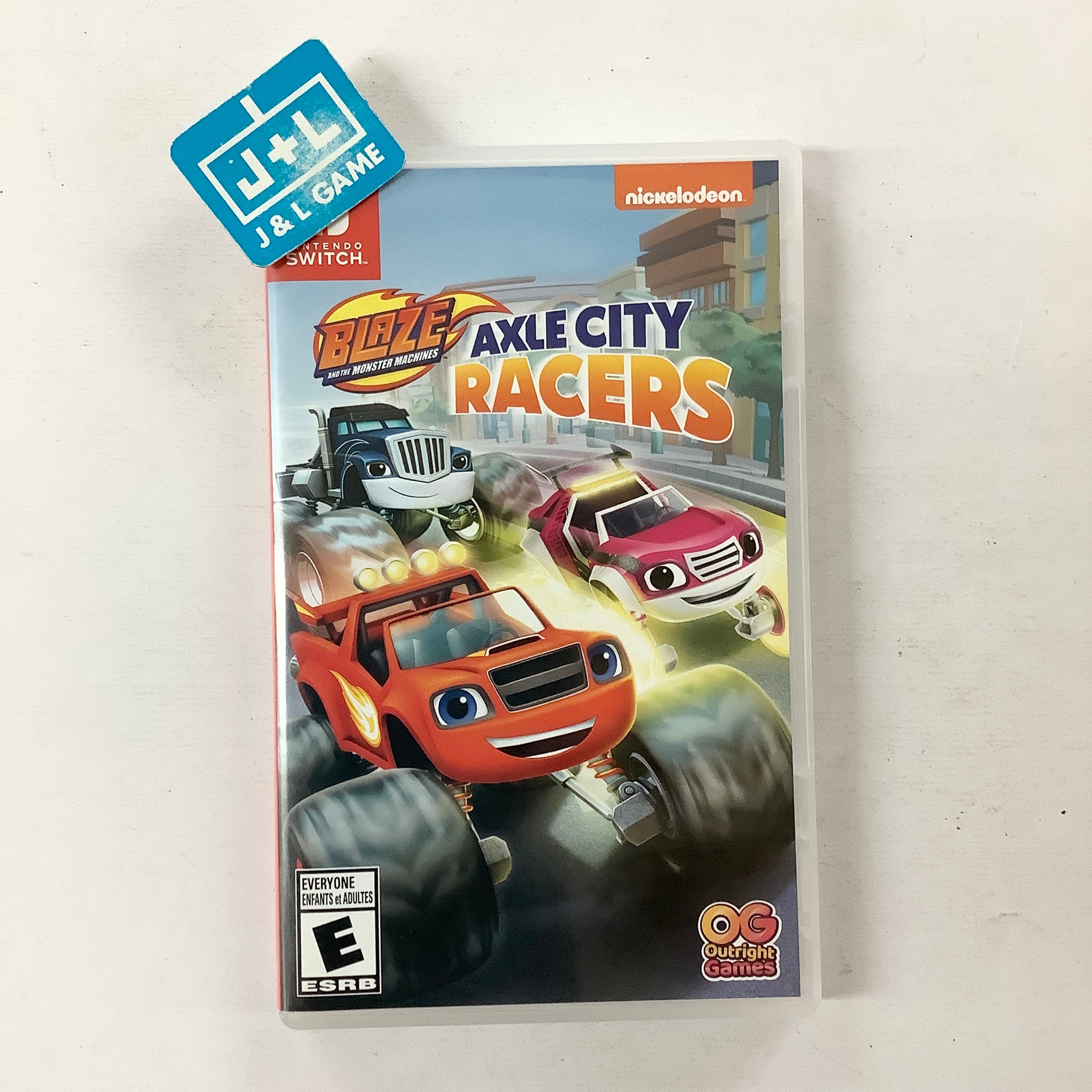 Blaze and the Monster Machines: Axle City Racers - (NSW) Nintendo Switch [UNBOXING] Video Games Outright Games   