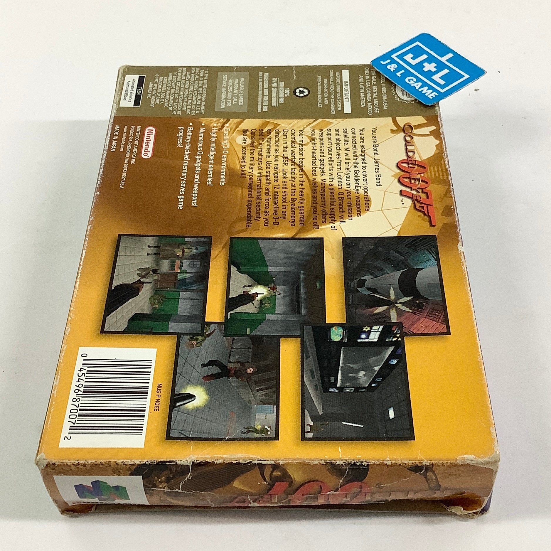 GoldenEye 007 (Player's Choice) - (N64) Nintendo 64 [Pre-Owned] Video Games Nintendo