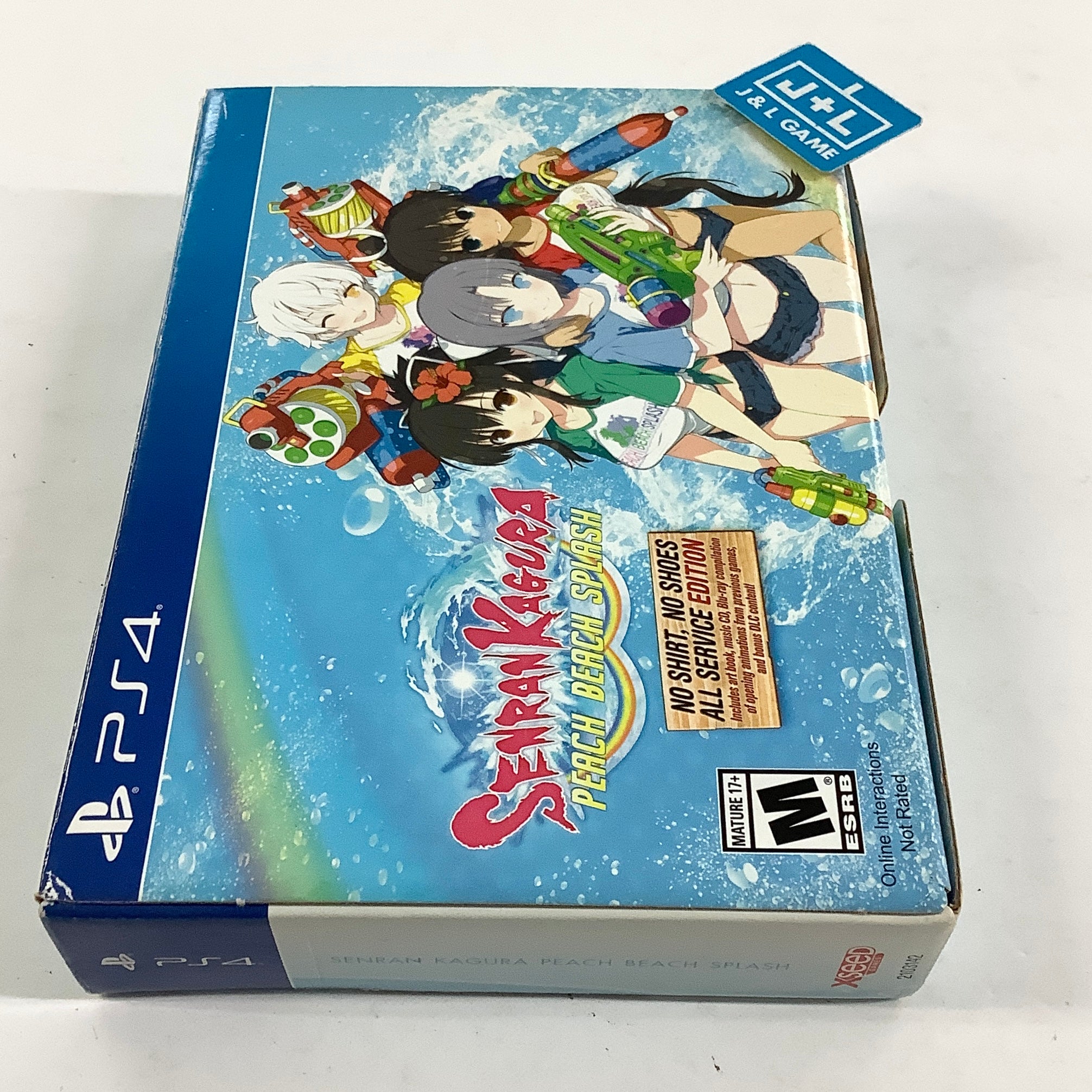 Senran Kagura: Peach Beach Splash (No Shirt, No Shoes, All Service Edition) - (PS4) PlayStation 4 [Pre-Owned] Video Games XSEED Games