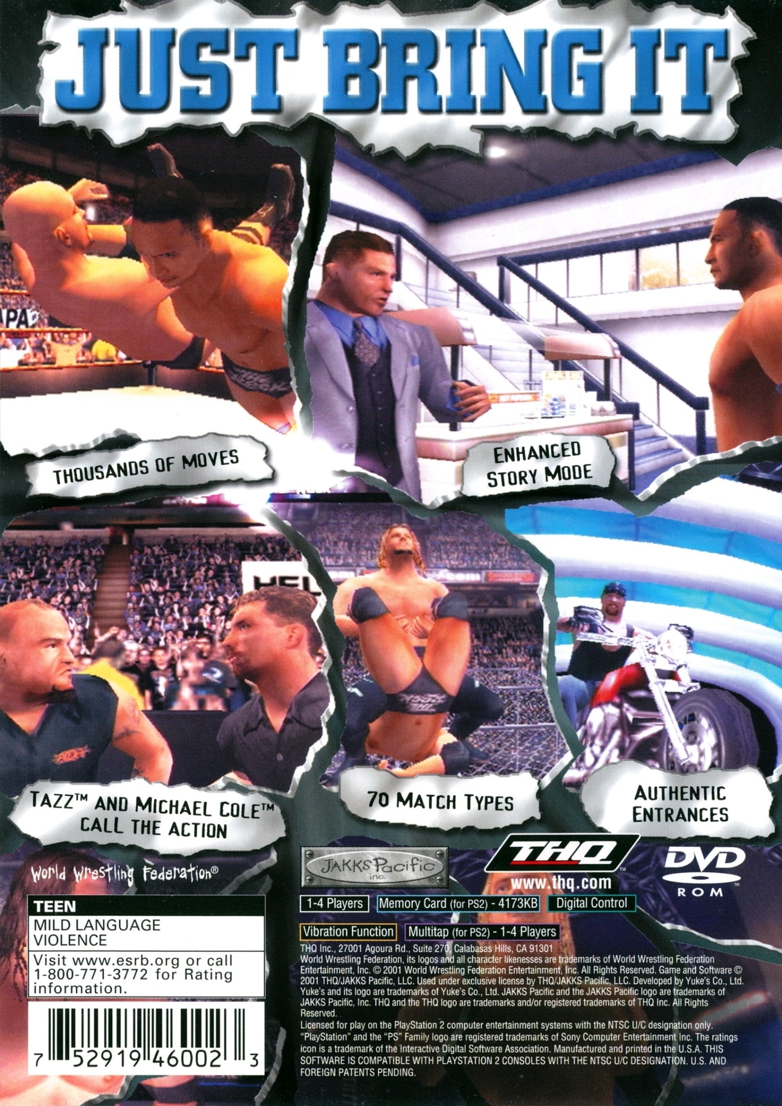WWF Smackdown! Just Bring It - (PS2) PlayStation 2 [Pre-Owned