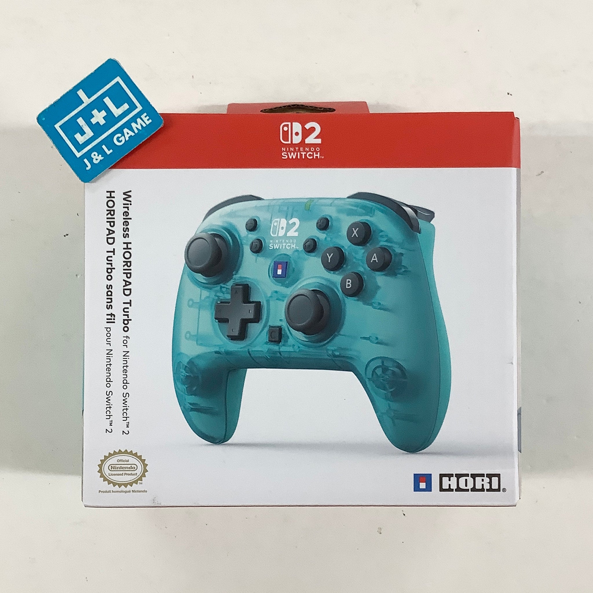 HORI Wireless HORIPAD Turbo (Aqua) - (NS2) Nintendo Switch 2 ACCESSORIES HORI