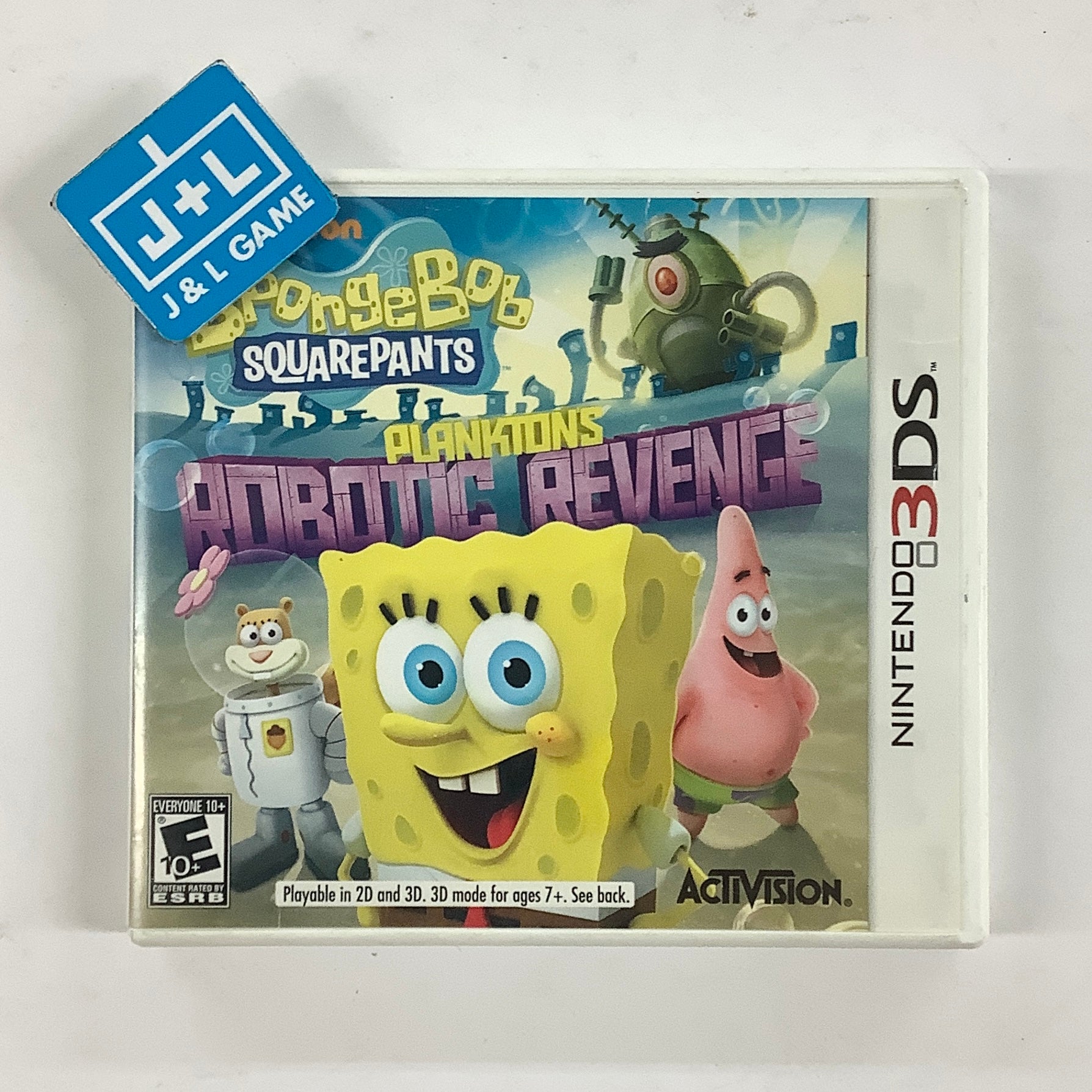SpongeBob SquarePants: Plankton's Robotic Revenge - Nintendo 3DS [Pre-Owned] Video Games Activision
