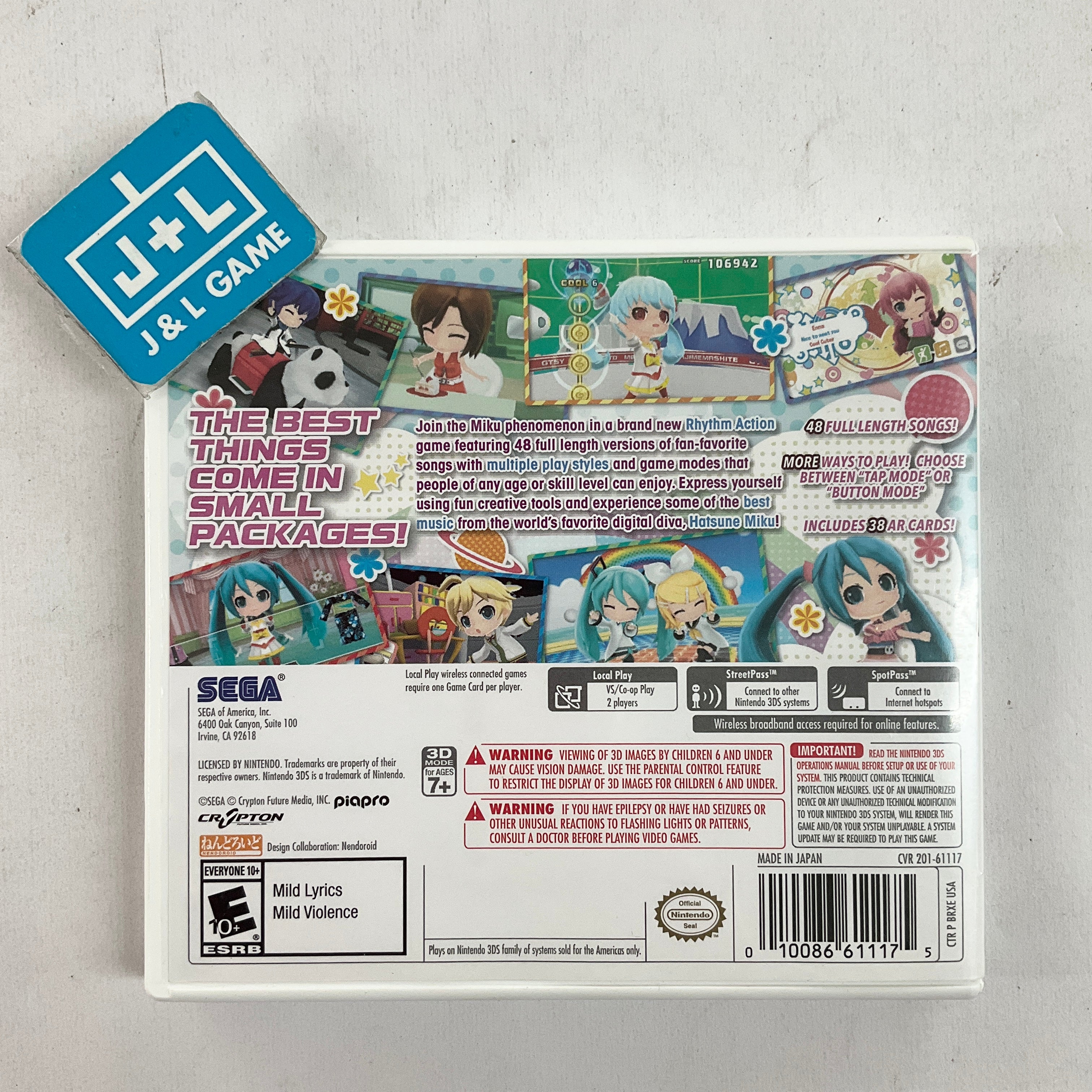 Hatsune Miku: Project Mirai DX - Nintendo 3DS [Pre-Owned] Video Games SEGA